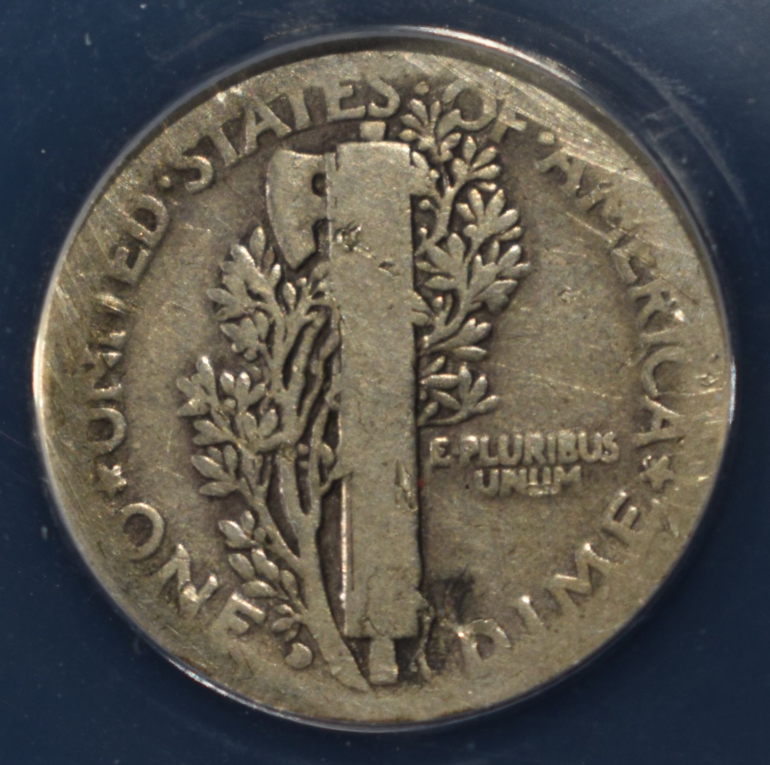 1916-D MERCURY DIME AG 3 DETAILS DAMAGED ANACS