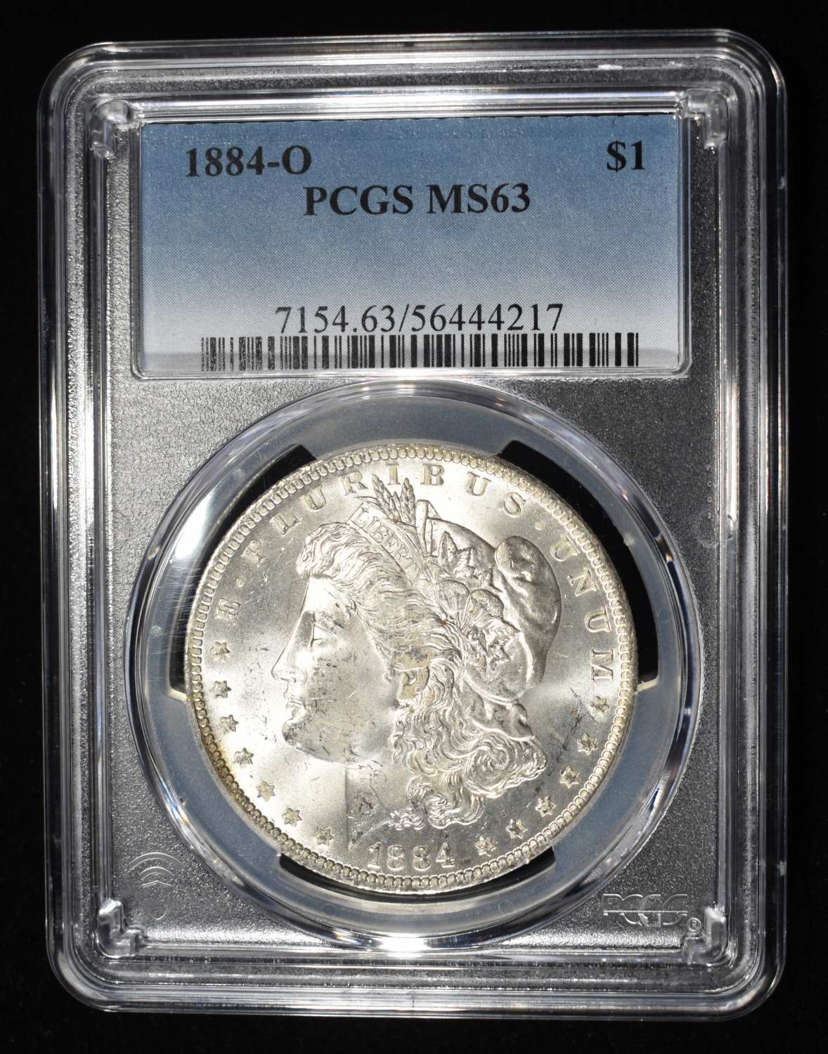1884-O MORGAN DOLLAR PCGS MS-63