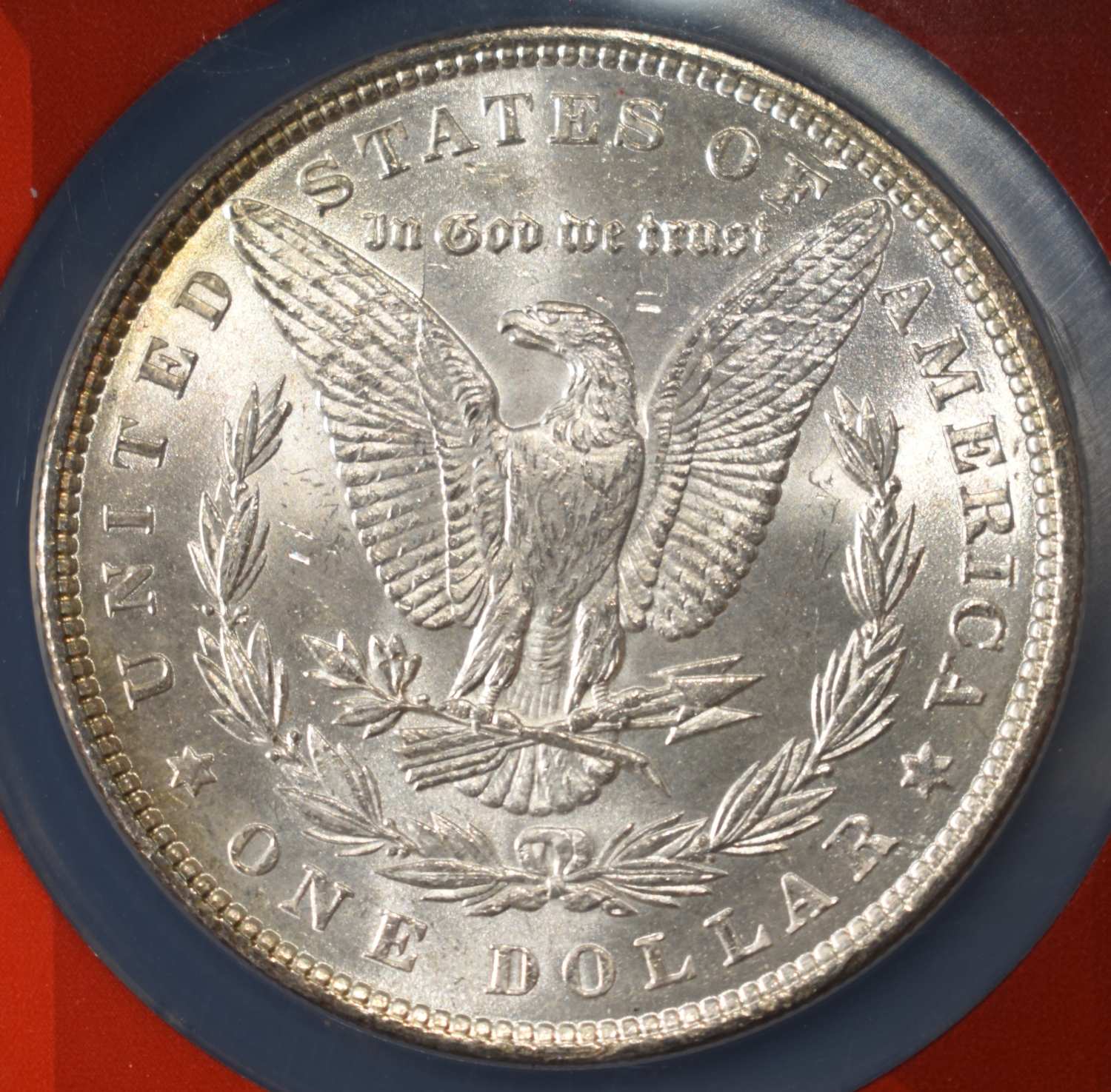1886 MORGAN DOLLAR NGC MS-64* CAC COLOR!