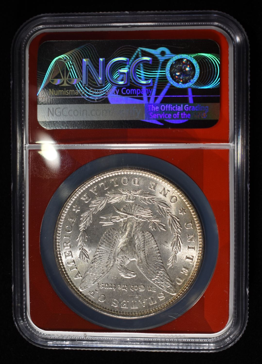 1886 MORGAN DOLLAR NGC MS-64* CAC COLOR!