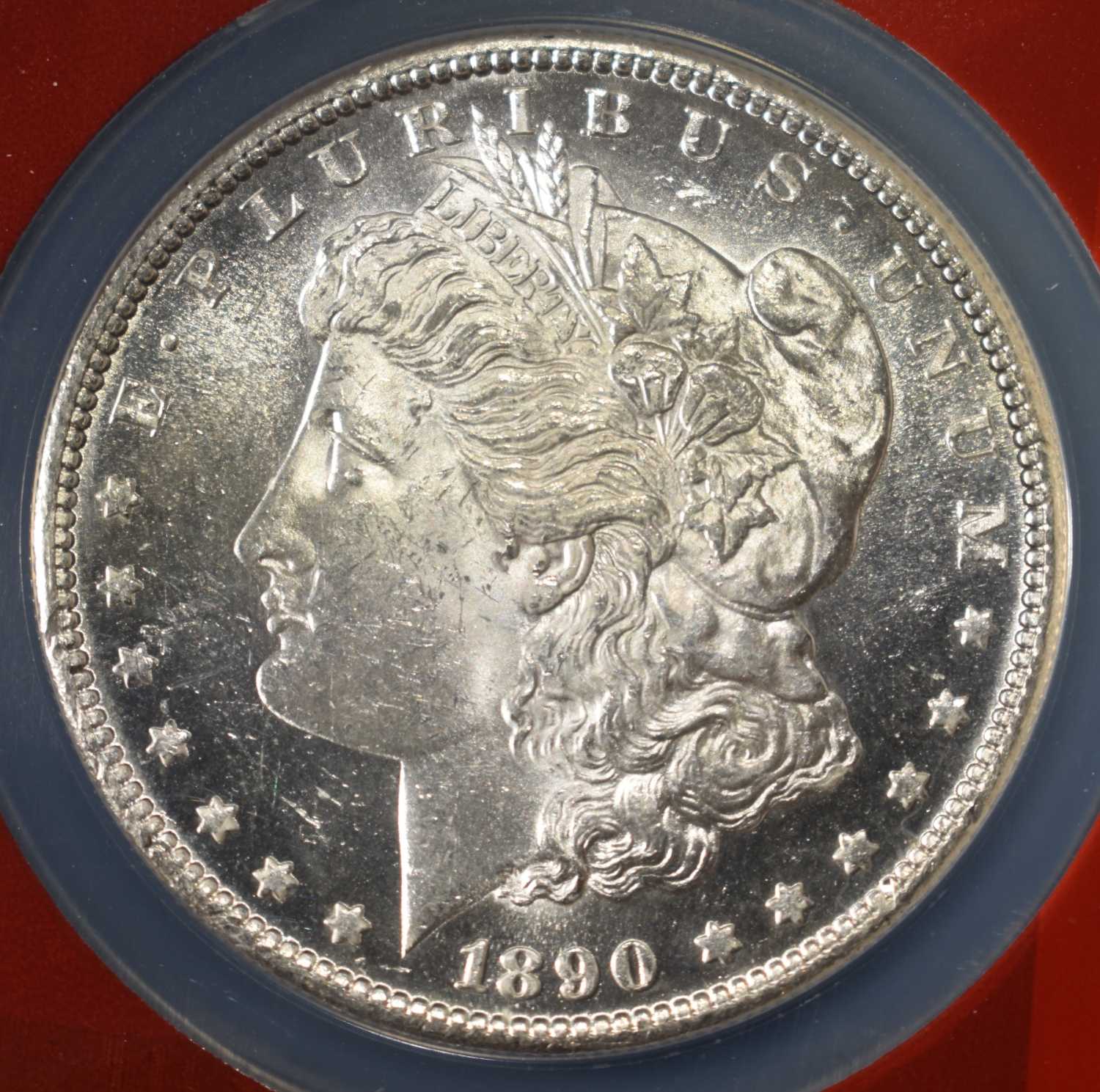 1890-S MORGAN DOLLAR NGC MS-63* LOOKS PROOF LIKE