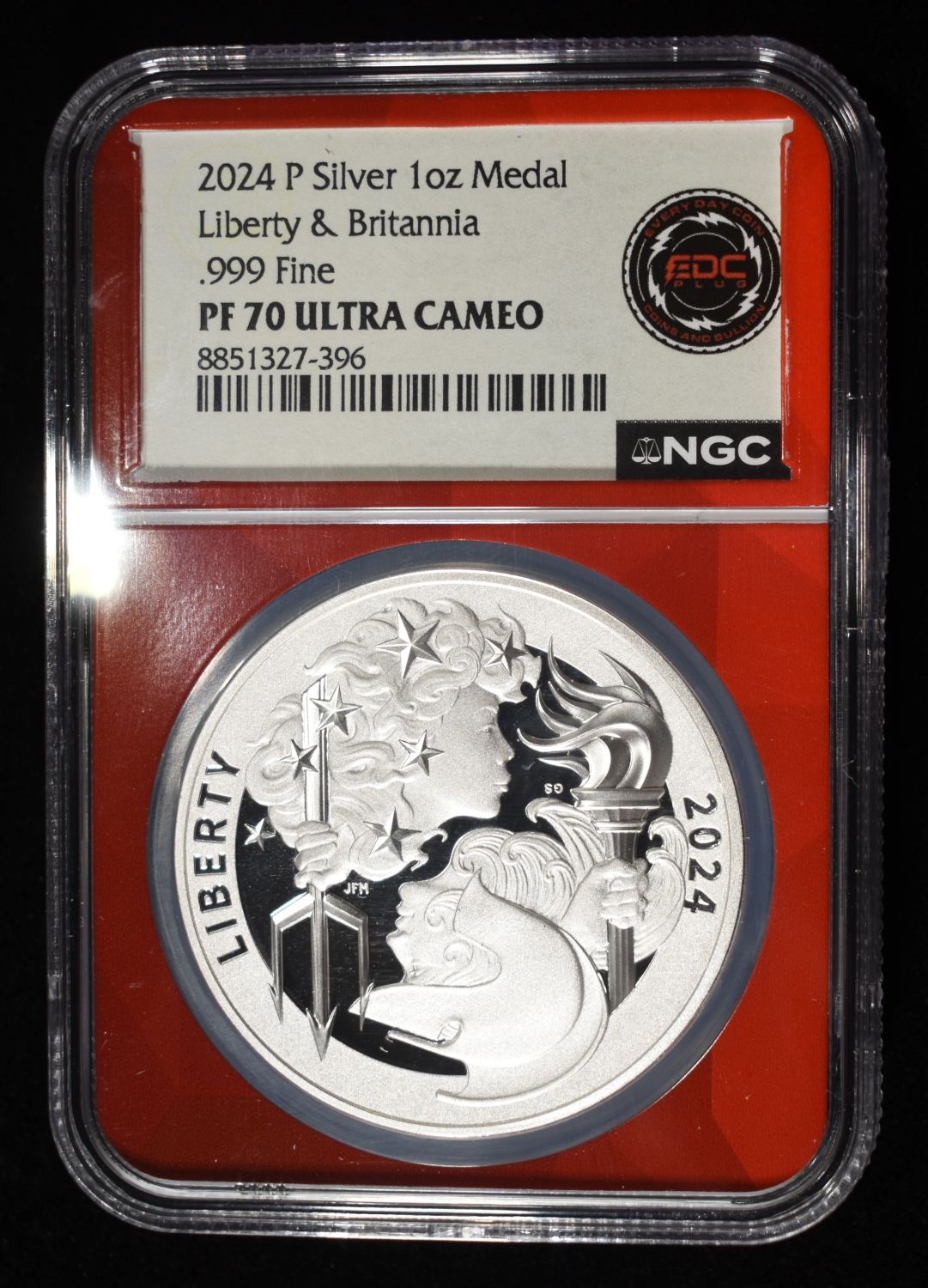 2024-P SILVER LIBERTY & BRITANNIA NGC PF-70 UCAM