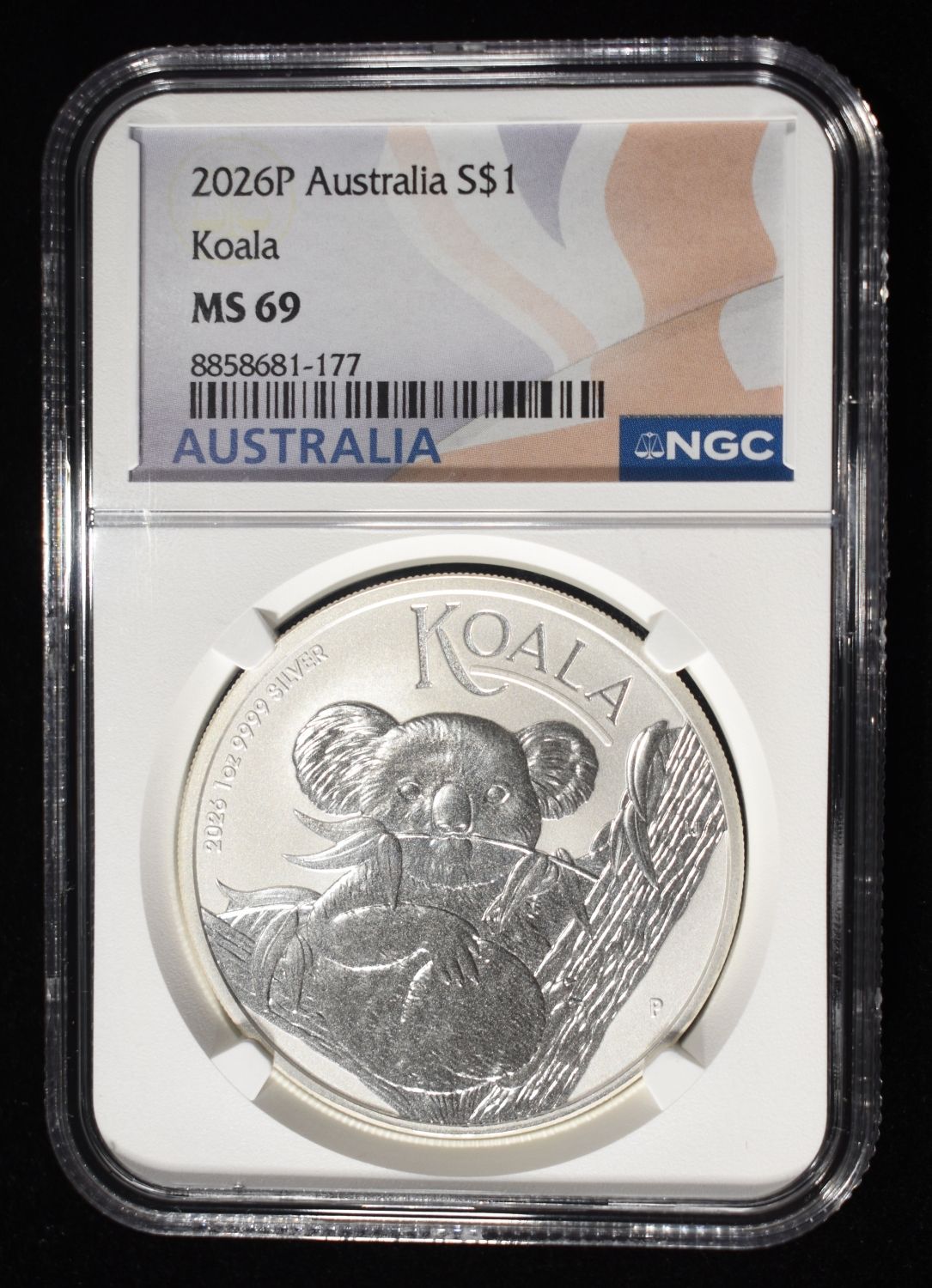 2026-P AUSTRALIA SILVER KOALA NGC MS-69