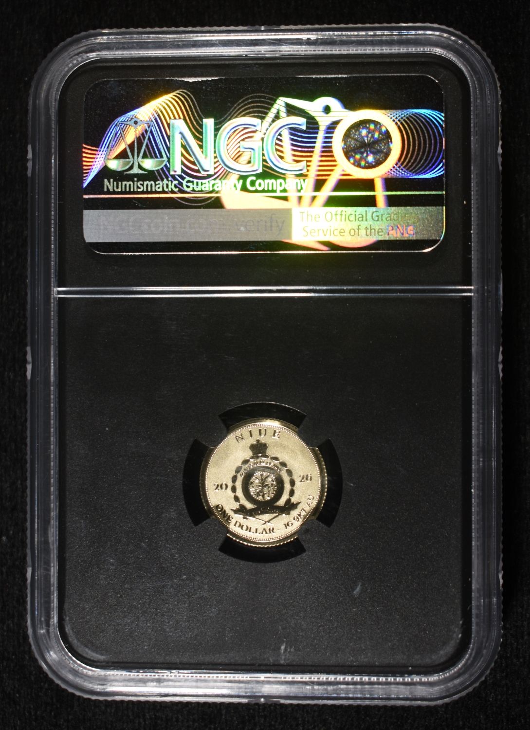 2026 NIUE G$1 ZOMBIE BEER 9KT AU REVERSE PF70 NGC
