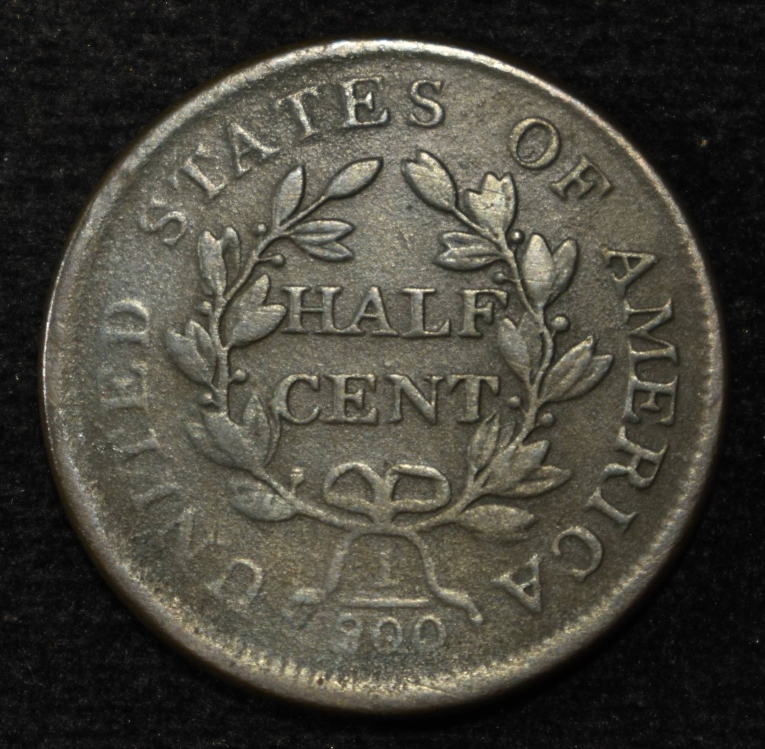 1804 HALF CENT FINE
