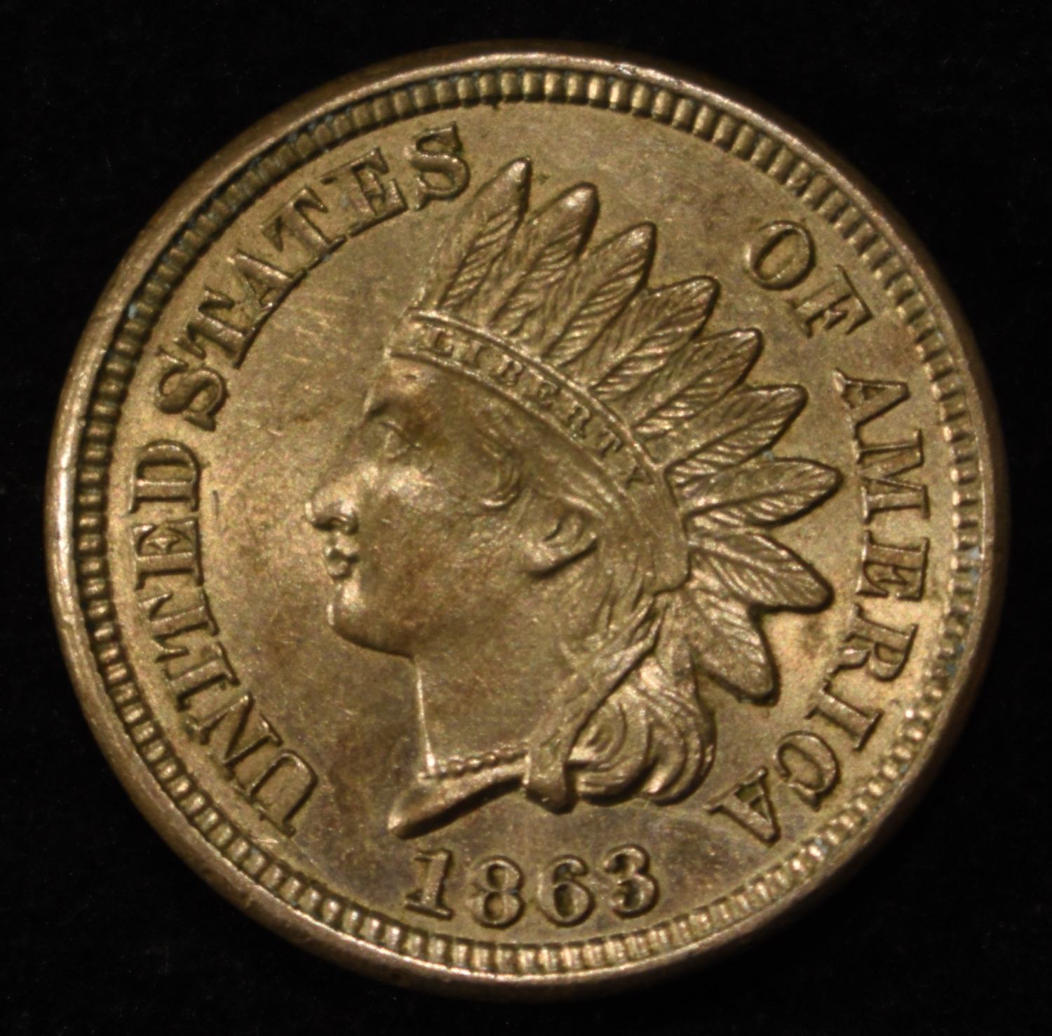1863 INDIAN CENT CH BU