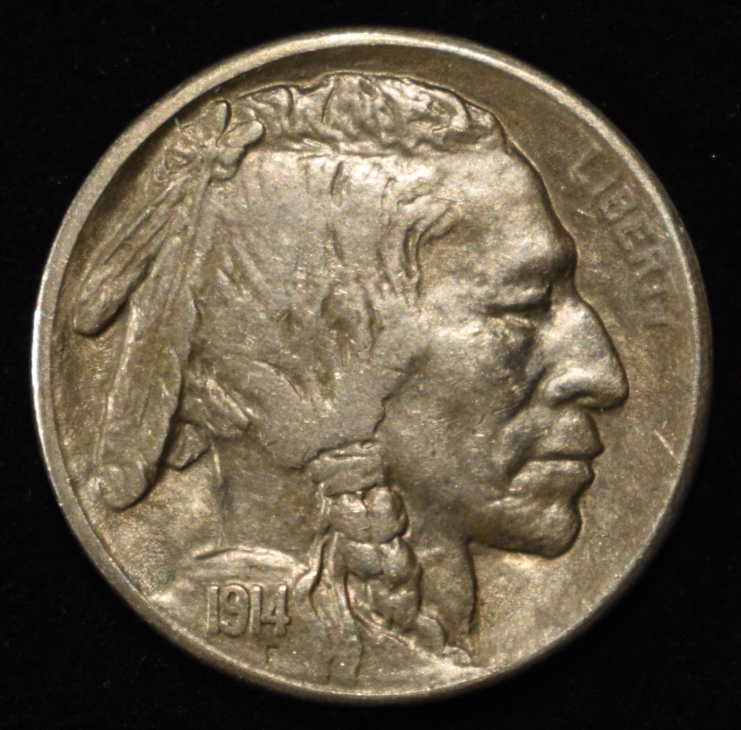 1914-S BUFFALO NICKEL CH AU