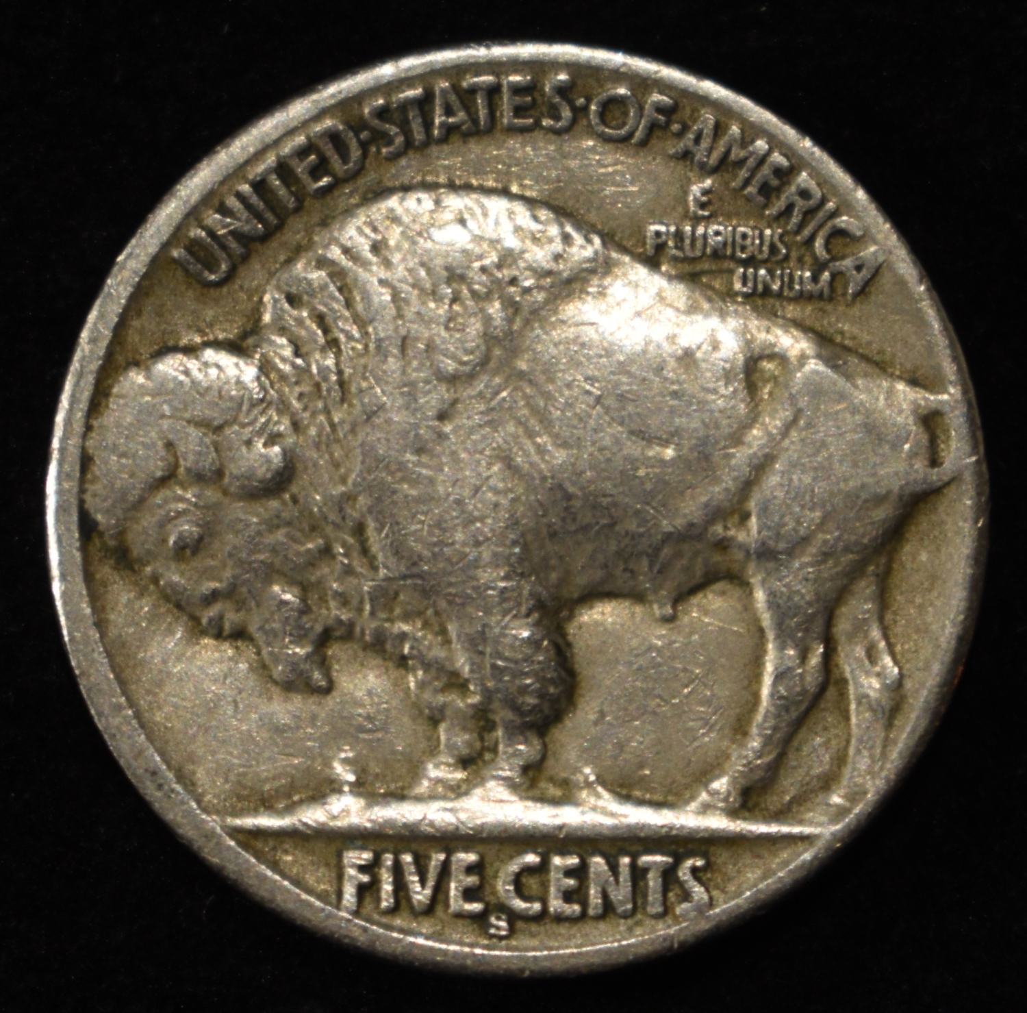 1917-S BUFFALO NICKEL VF/XF