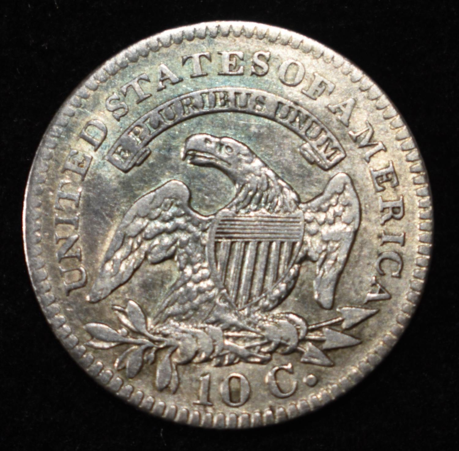 1821 BUST DIME XF