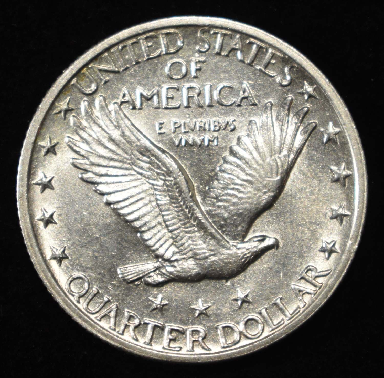 1919-S STANDING LIBERTY QUARTER BU FULL HEAD