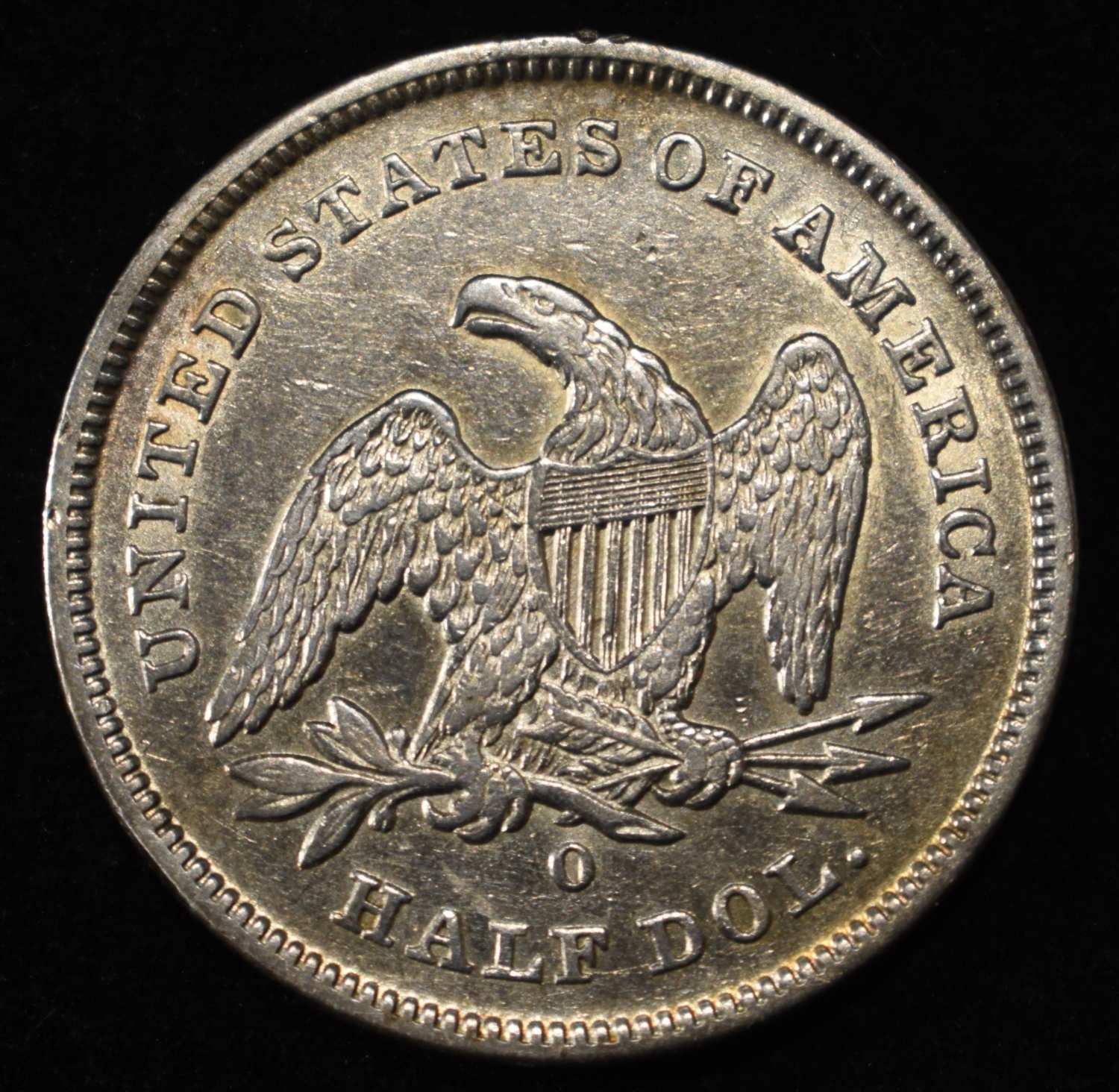 1841-O SEATED LIBERTY HALF DOLLAR CH AU
