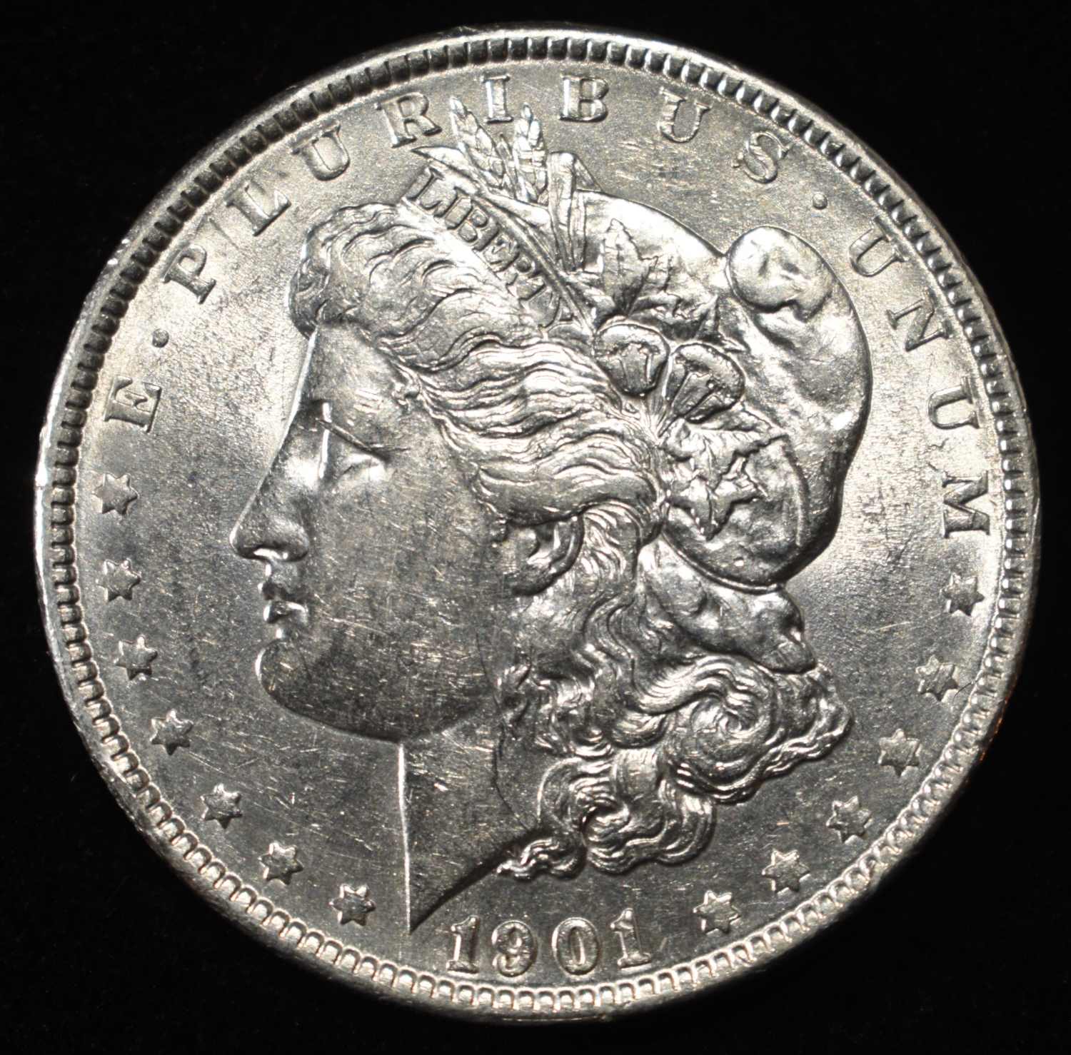 1901 MORGAN DOLLAR AU/BU