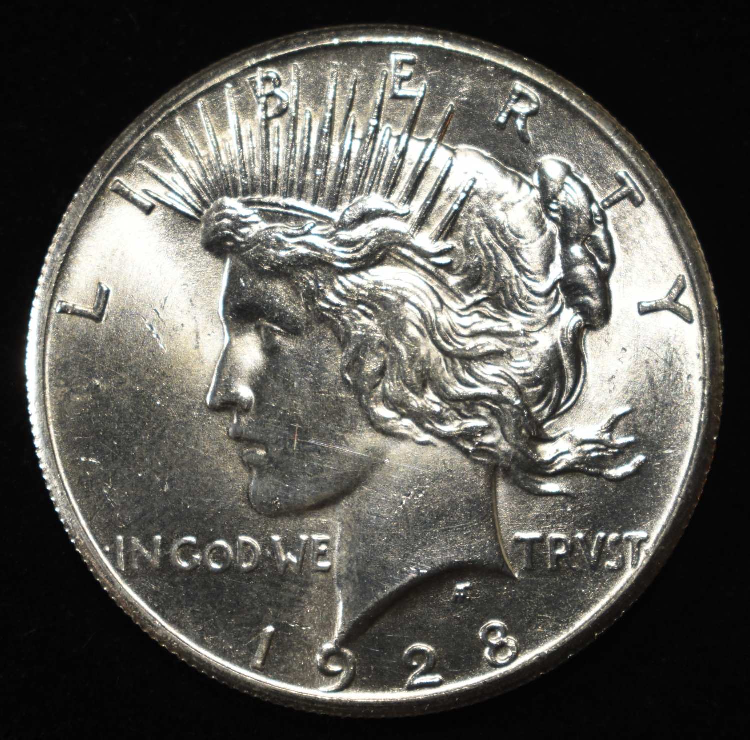 1928 PEACE DOLLAR CH/GEM BU