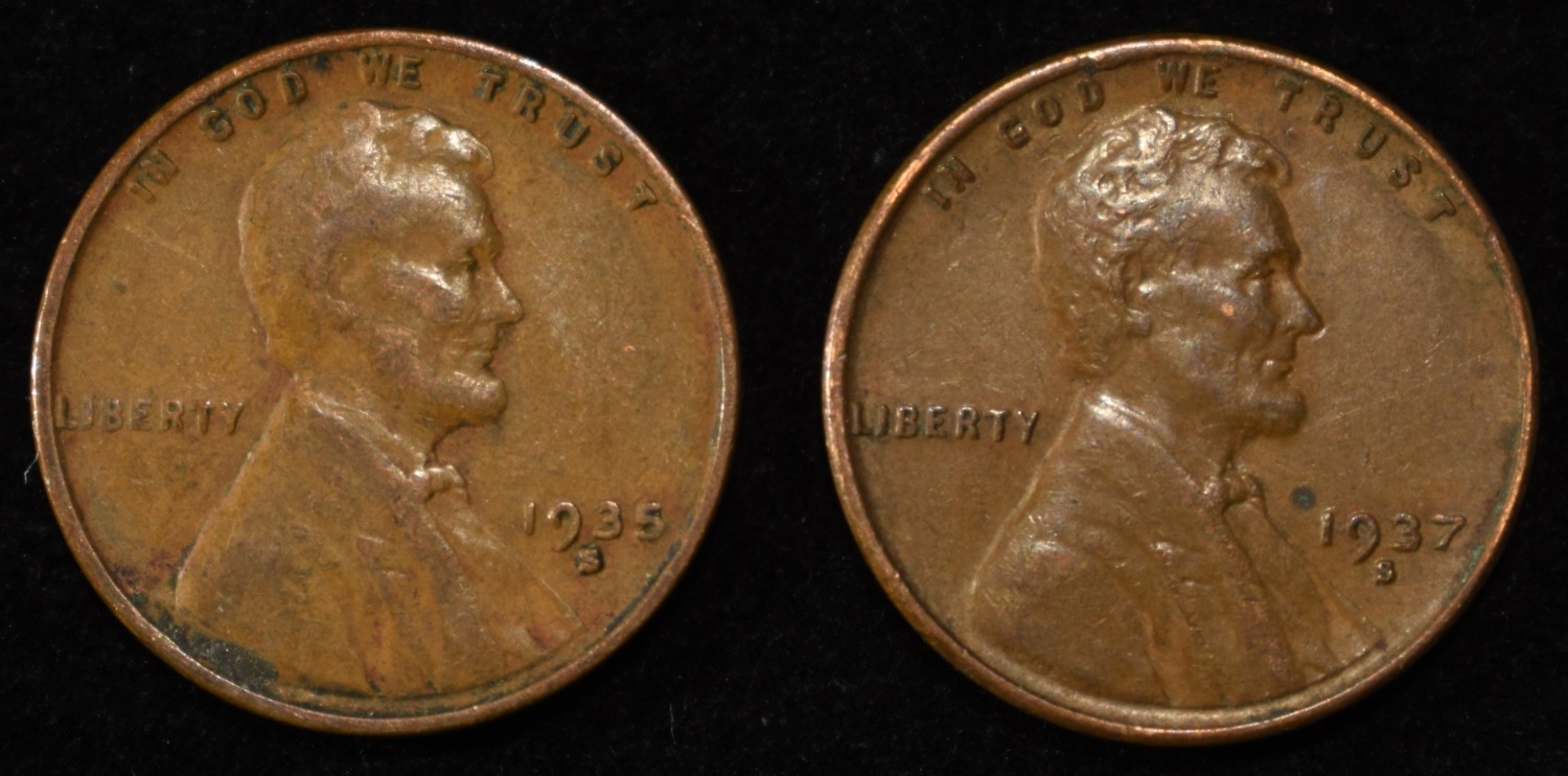 200 "S" MINT WHEAT CENTS