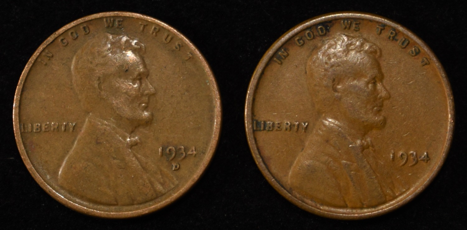 (250) WHEAT CENTS FROM THE 1930'S