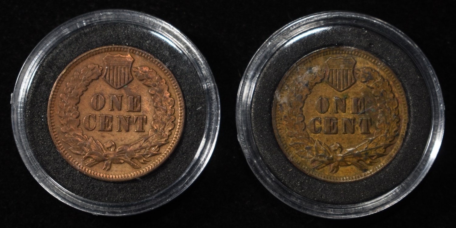 1903 & 1904 INDIAN HEAD CENT AU/BU