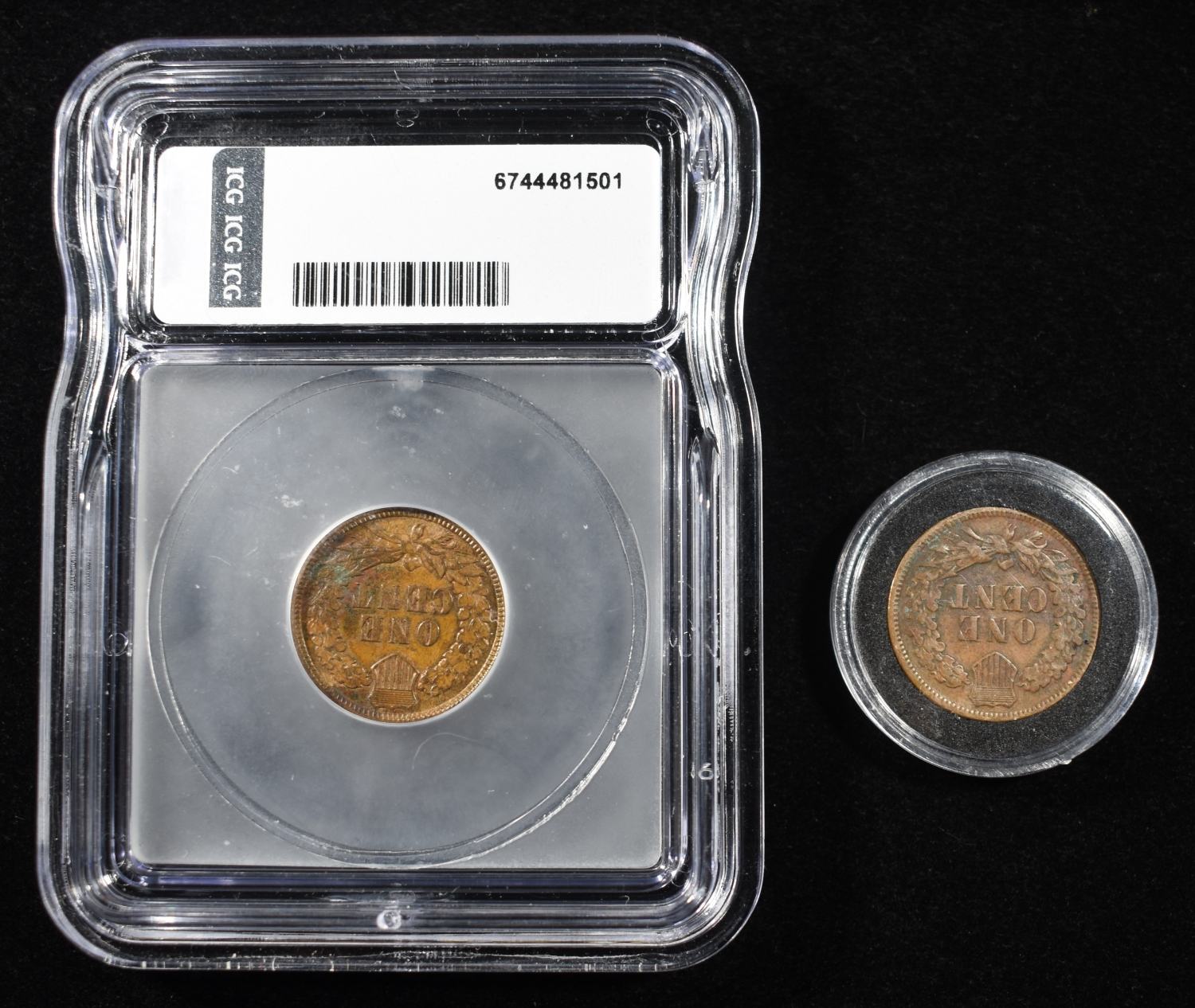 1908 & 1905 INDIAN HEAD CENTS