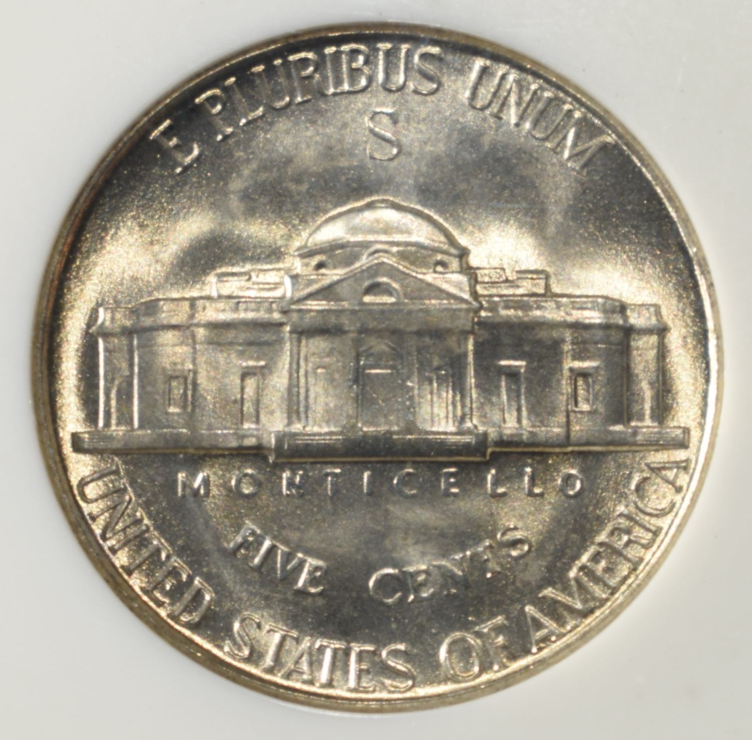 1945-S WAR NICKEL NGC MS67