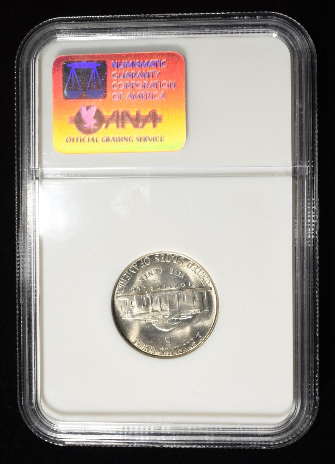 1945-S WAR NICKEL NGC MS67