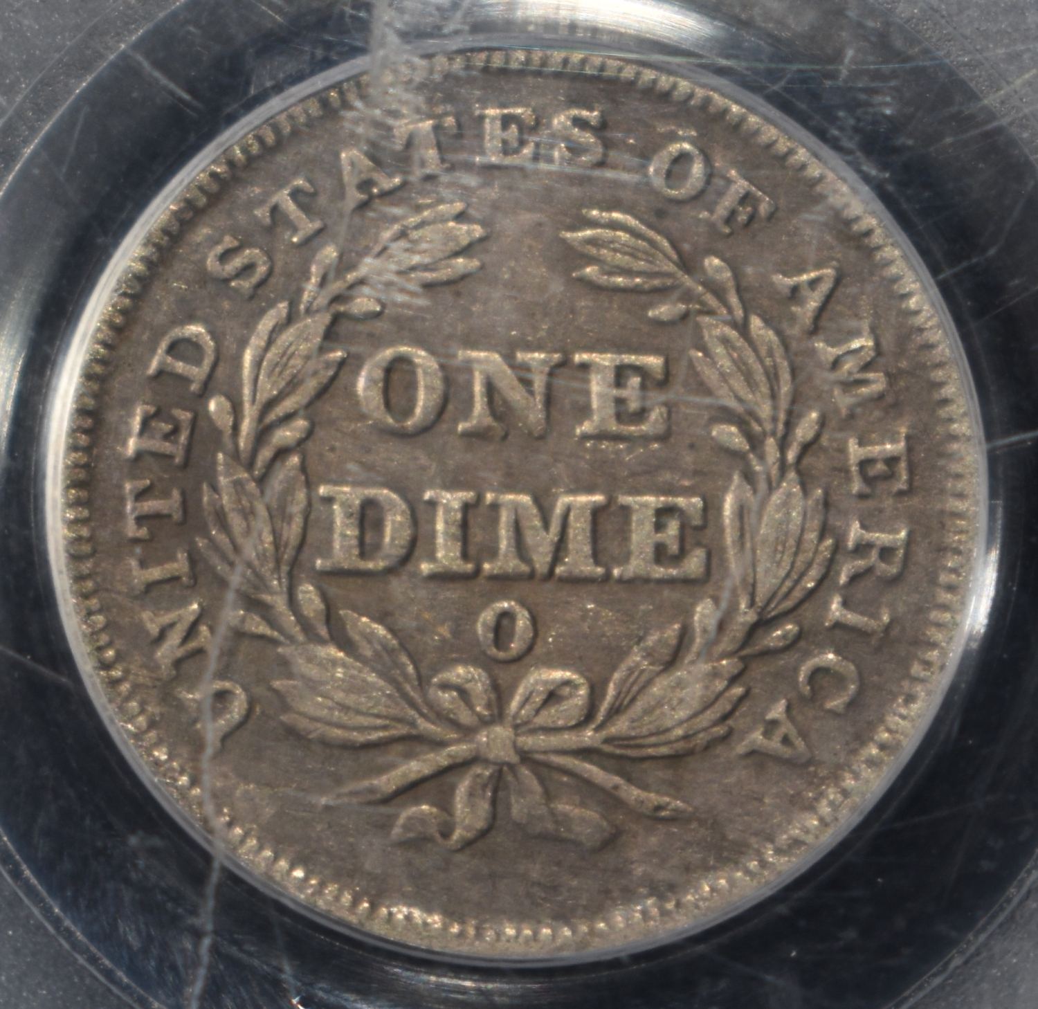 1838-O SEATED LIBERTY DIME PCGS GENUINE NO STARS
