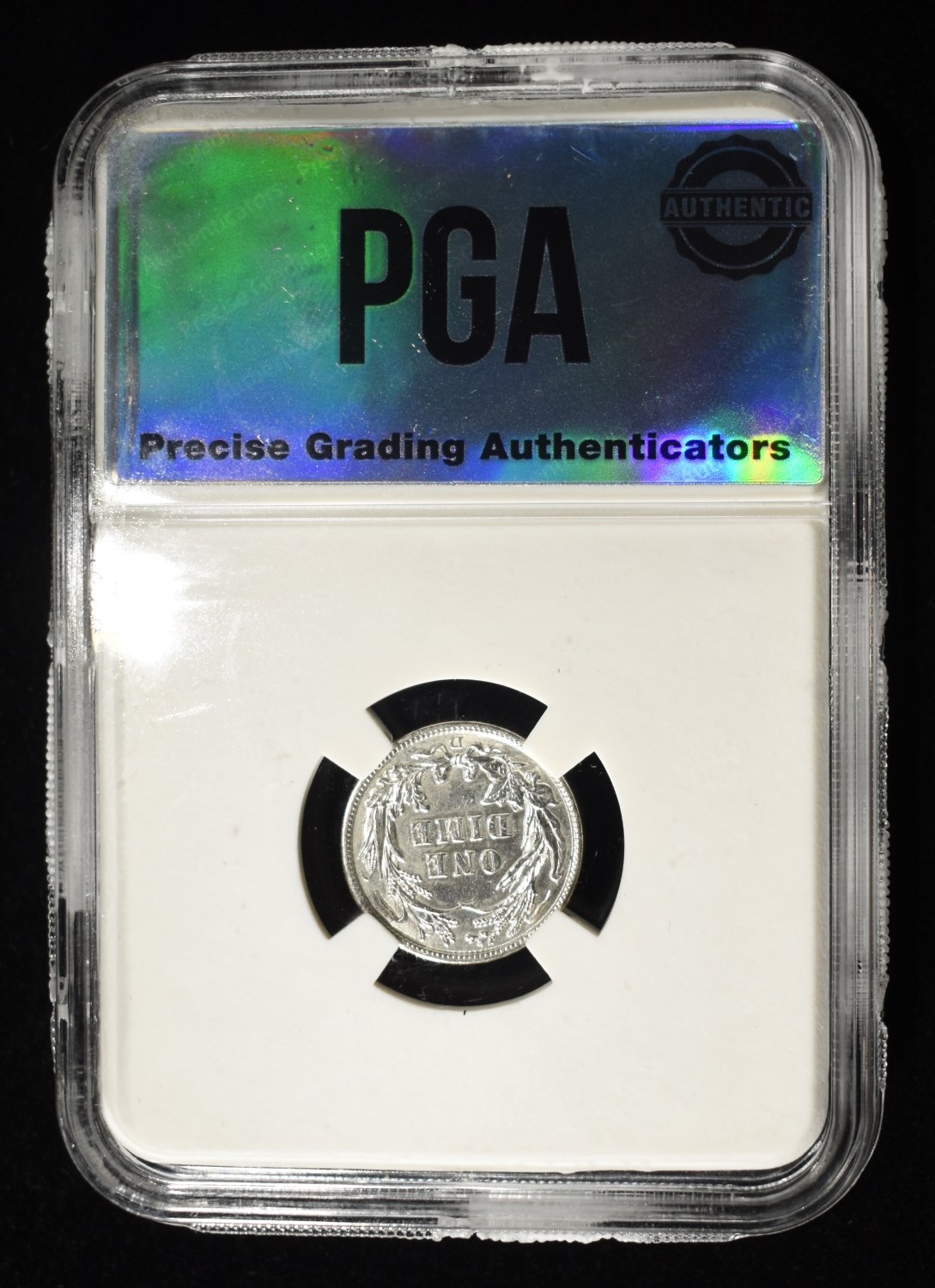1912-D BARBER DIME PGA CH/GEM BU