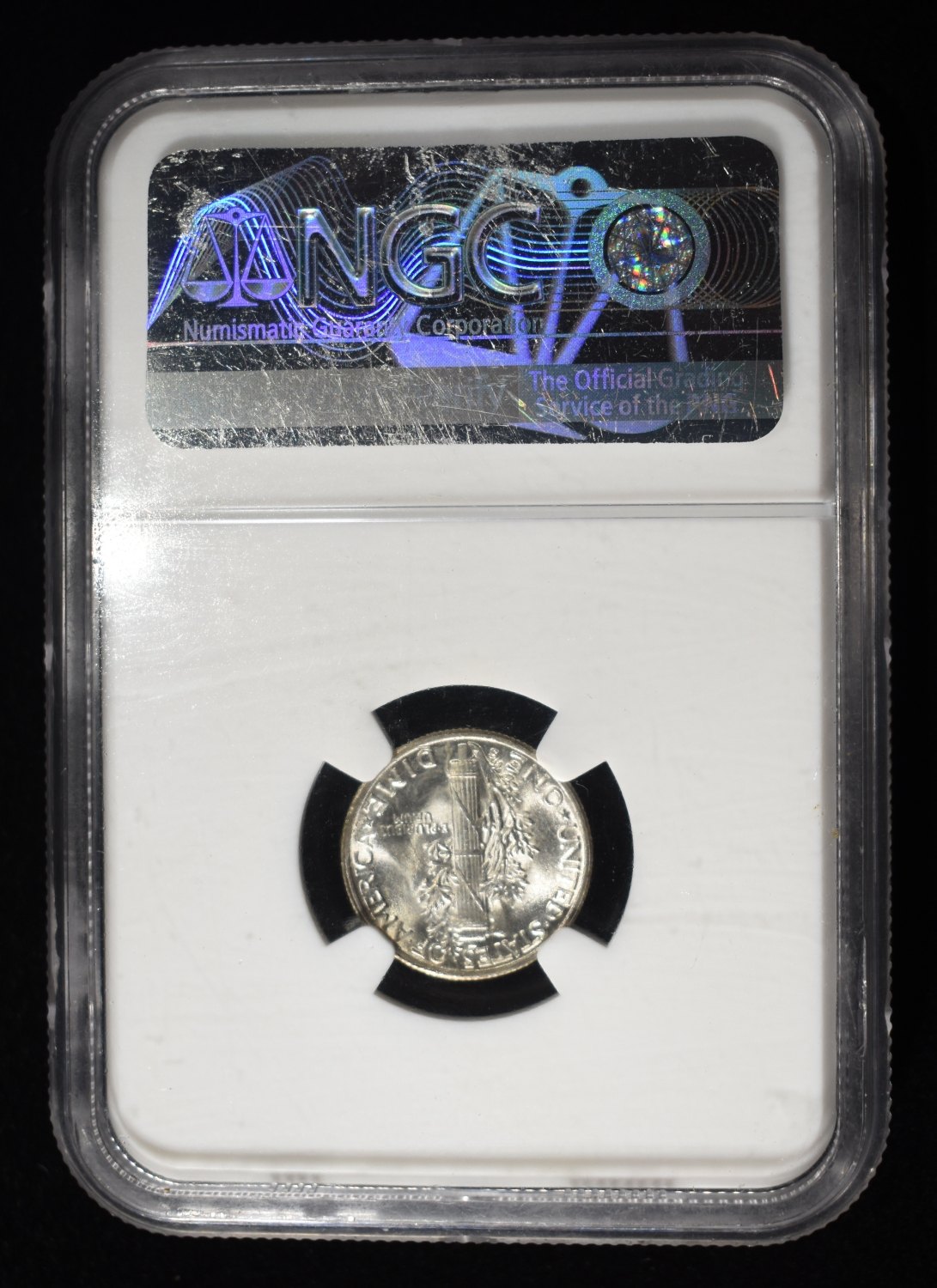 1945-S MERCURY DIME NGC MS66
