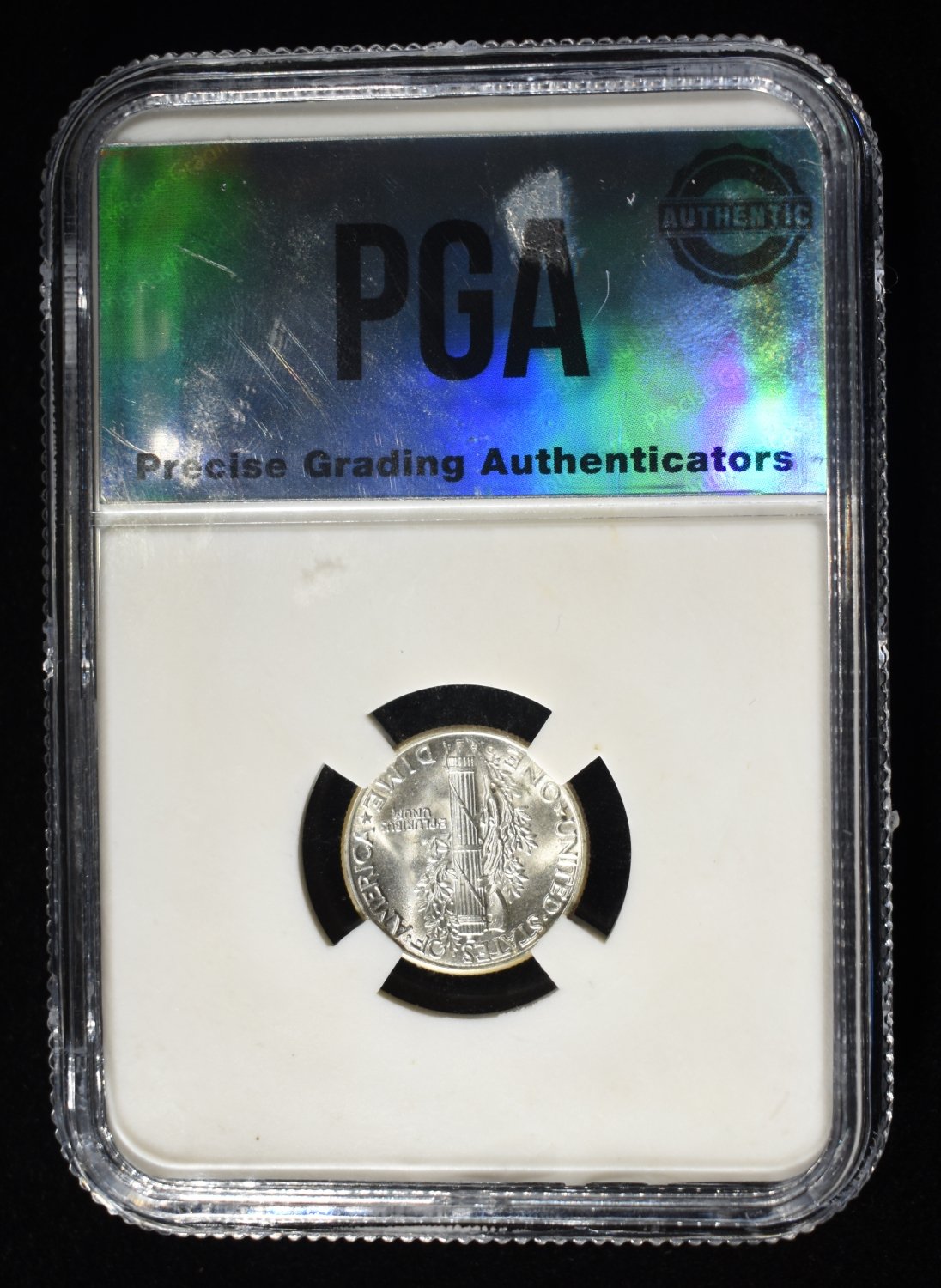 1945-D MERCURY DIME PGA SUPERB GEM BU