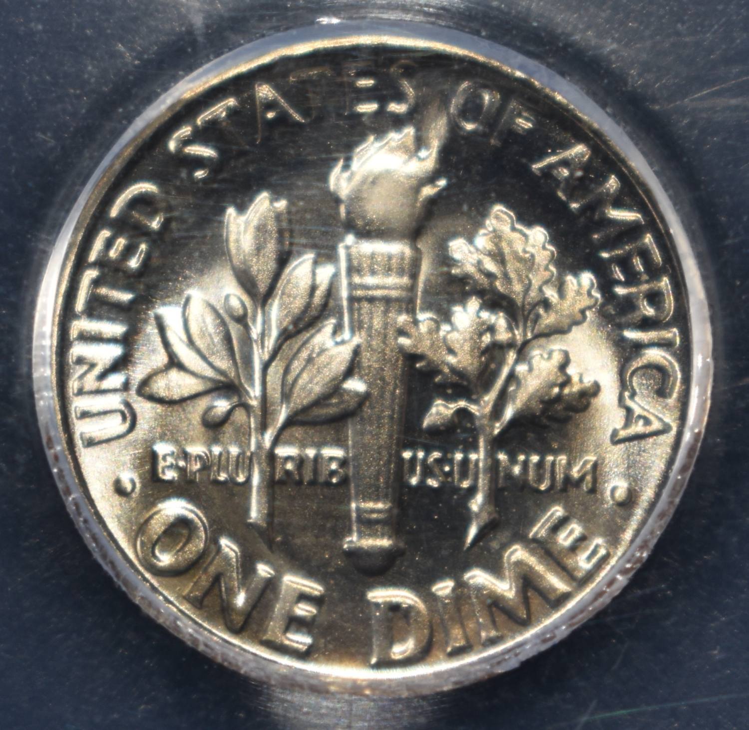 1966 ROOSEVELT DIME ICG MS68