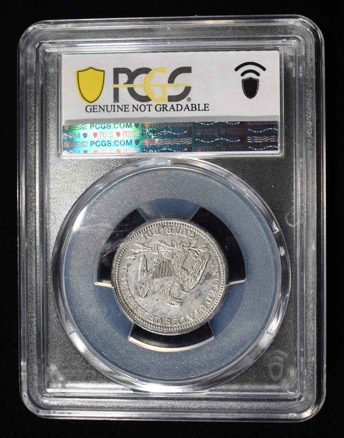 1841-O SEATED LIBERTY QUARTER PCGS GENUINE