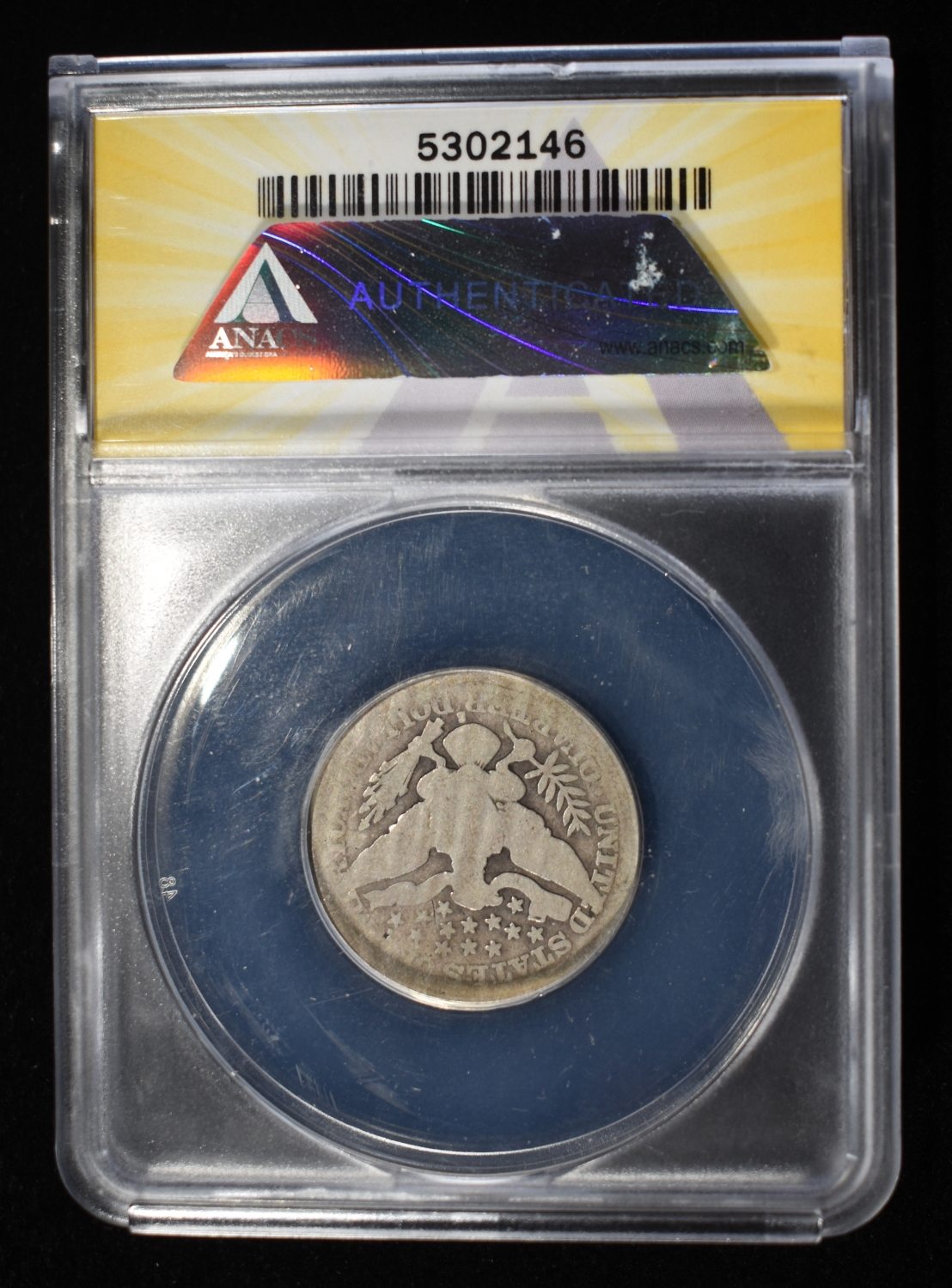 1913-S BARBER QUARTER ANACS AG3