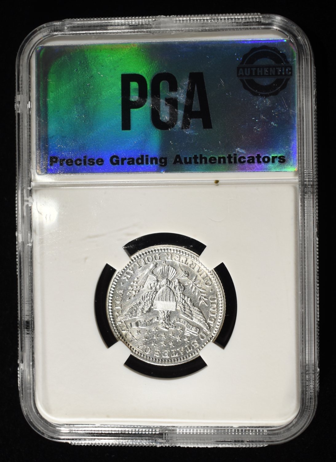 1916-D BARBER QUARTER PGA CG/GEM BU PL