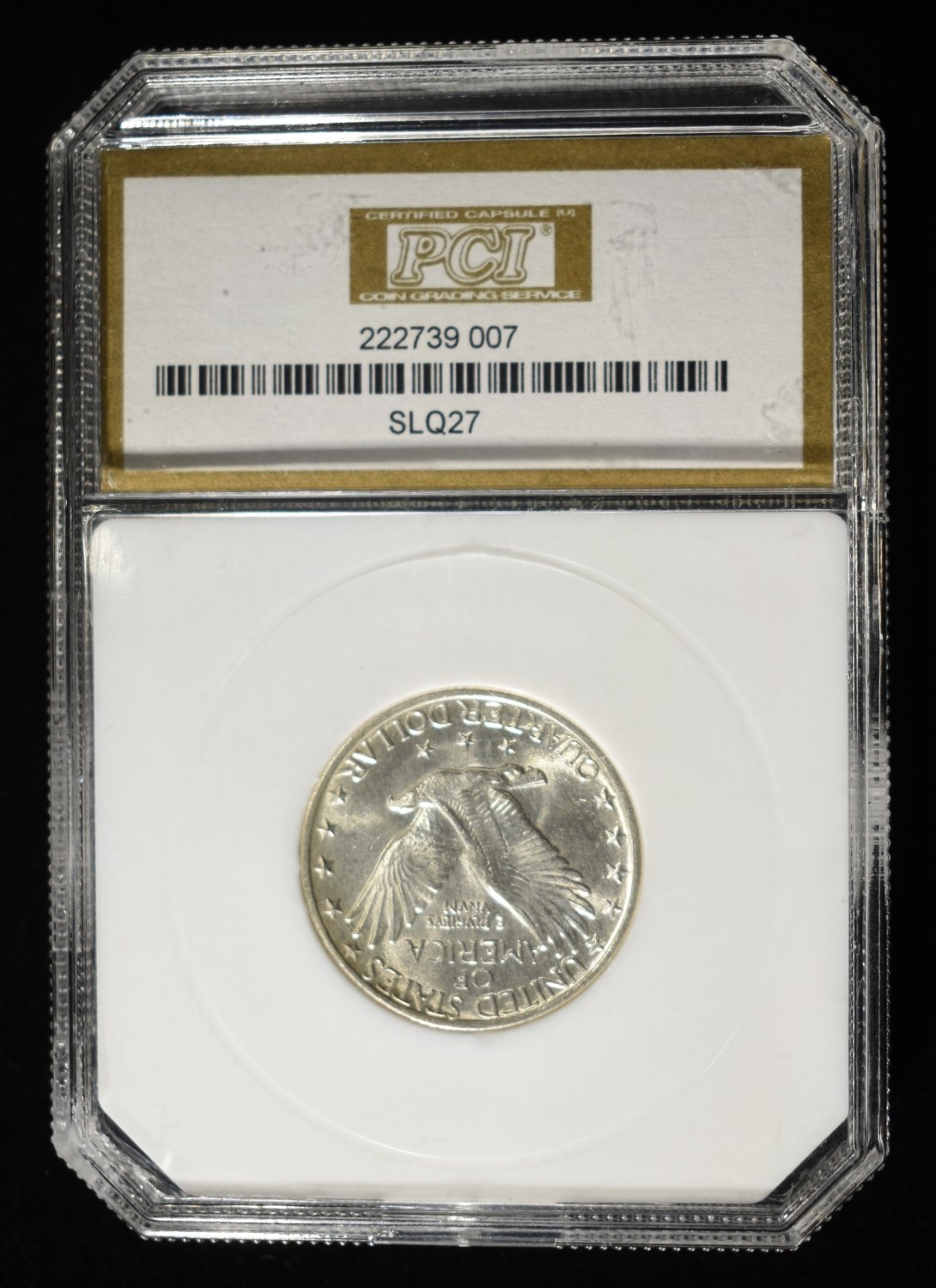 1927 STANDING LIBERTY QUARTER PCI CH/GEM BU FH