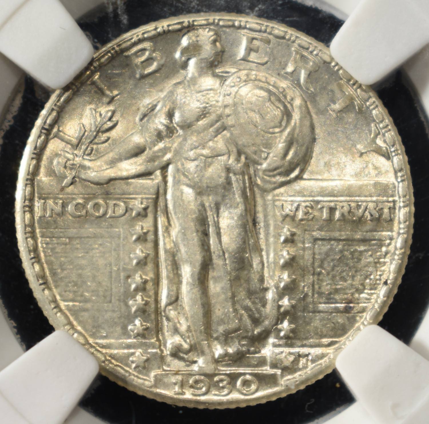 1930 STANDING LIBERTY QUARTER PGA CH BU