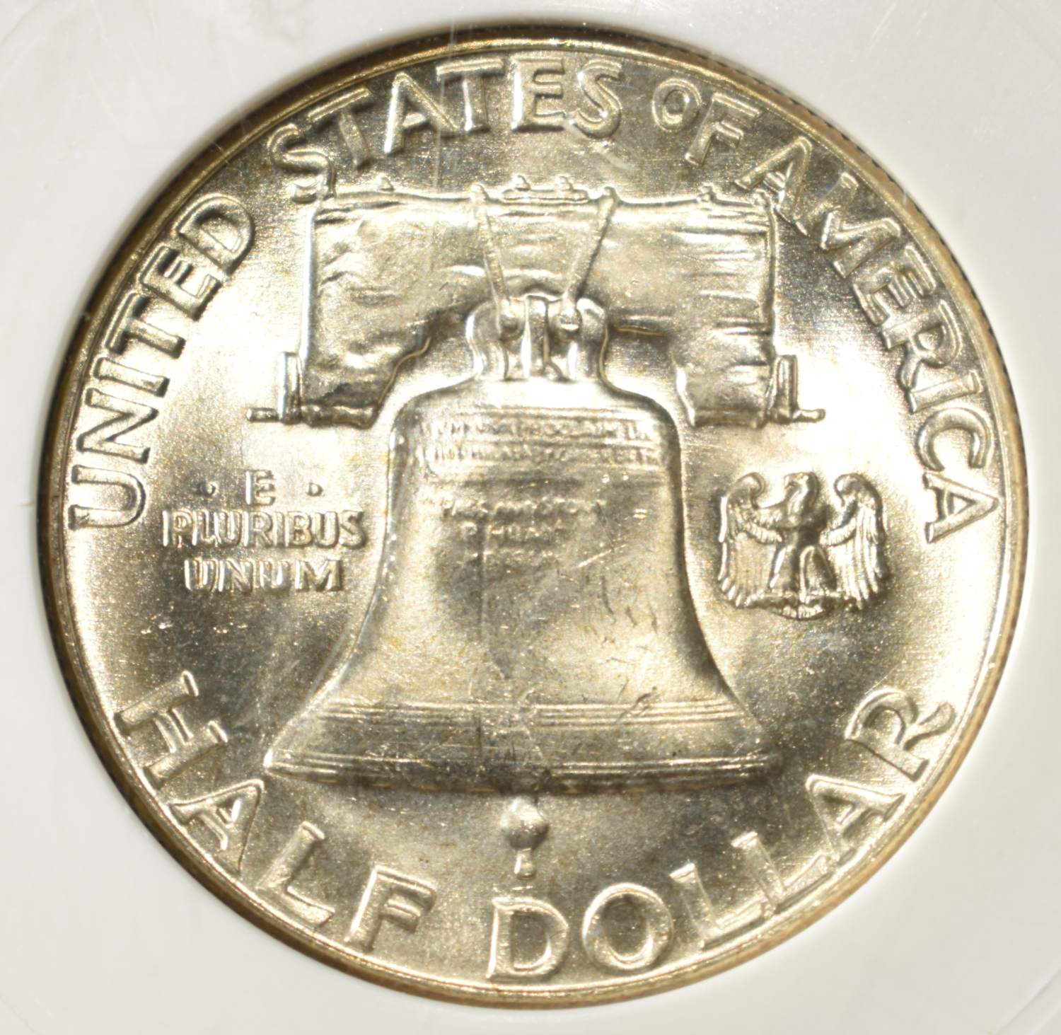 1953 FRANKLIN HALF DOLLAR PCI GEM BU FBL