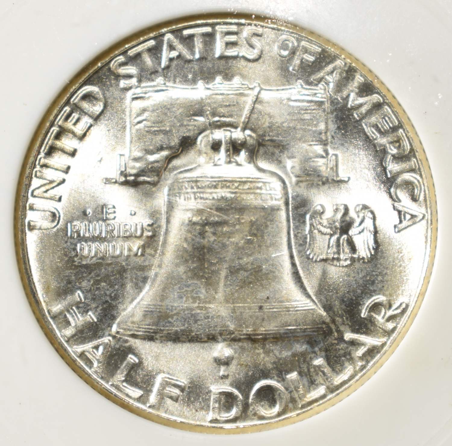 1960 FRANKLIN HALF DOLLAR PCI SUPERB GEM BU FBL