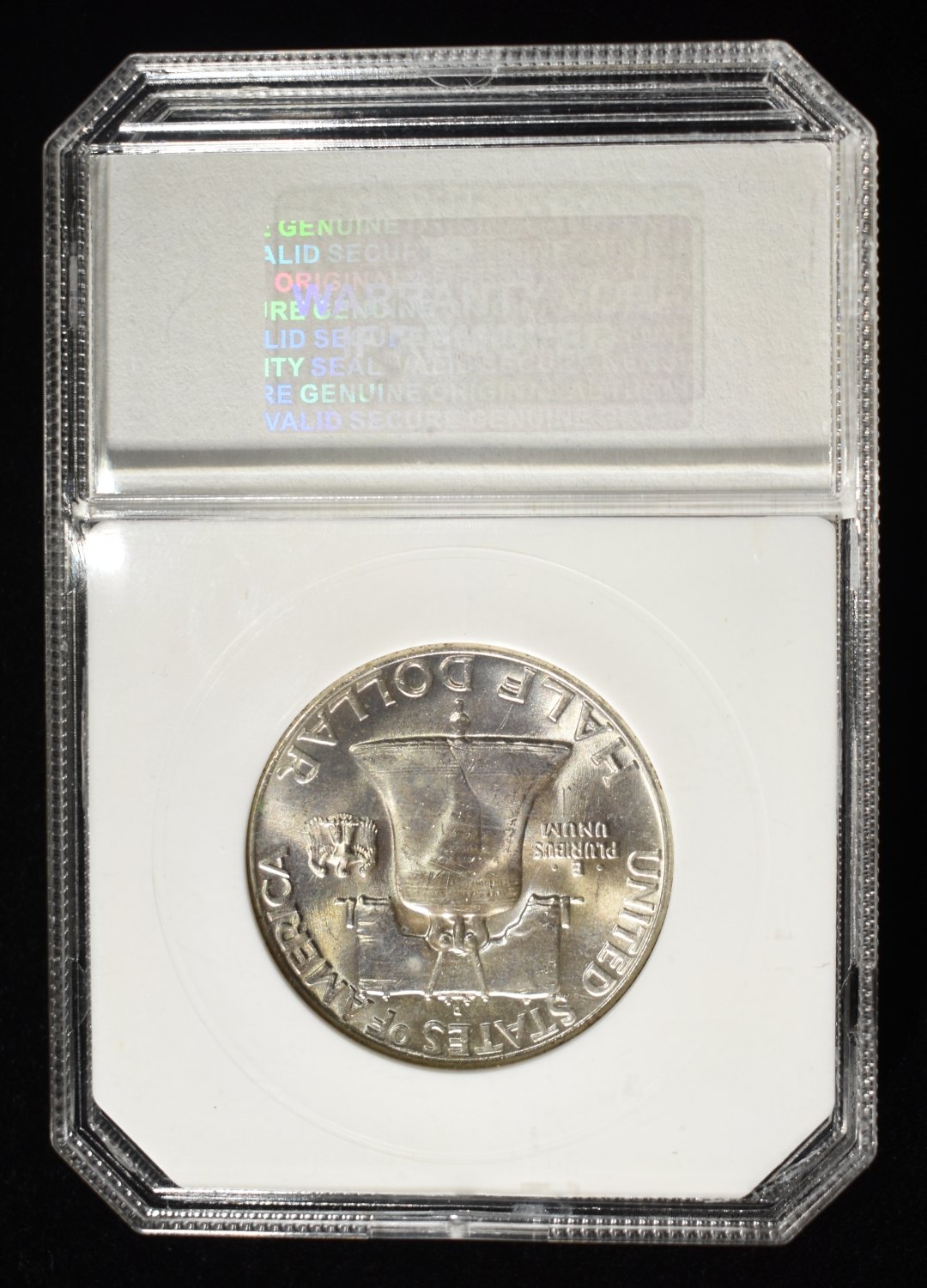 1961-D FRANKLIN HALF DOLLAR PCI SUPERB GEM BU FBL