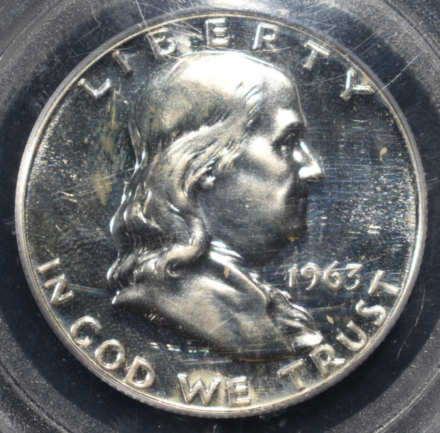 1963 FRANKLIN HALF DOLLAR PCGS PR65