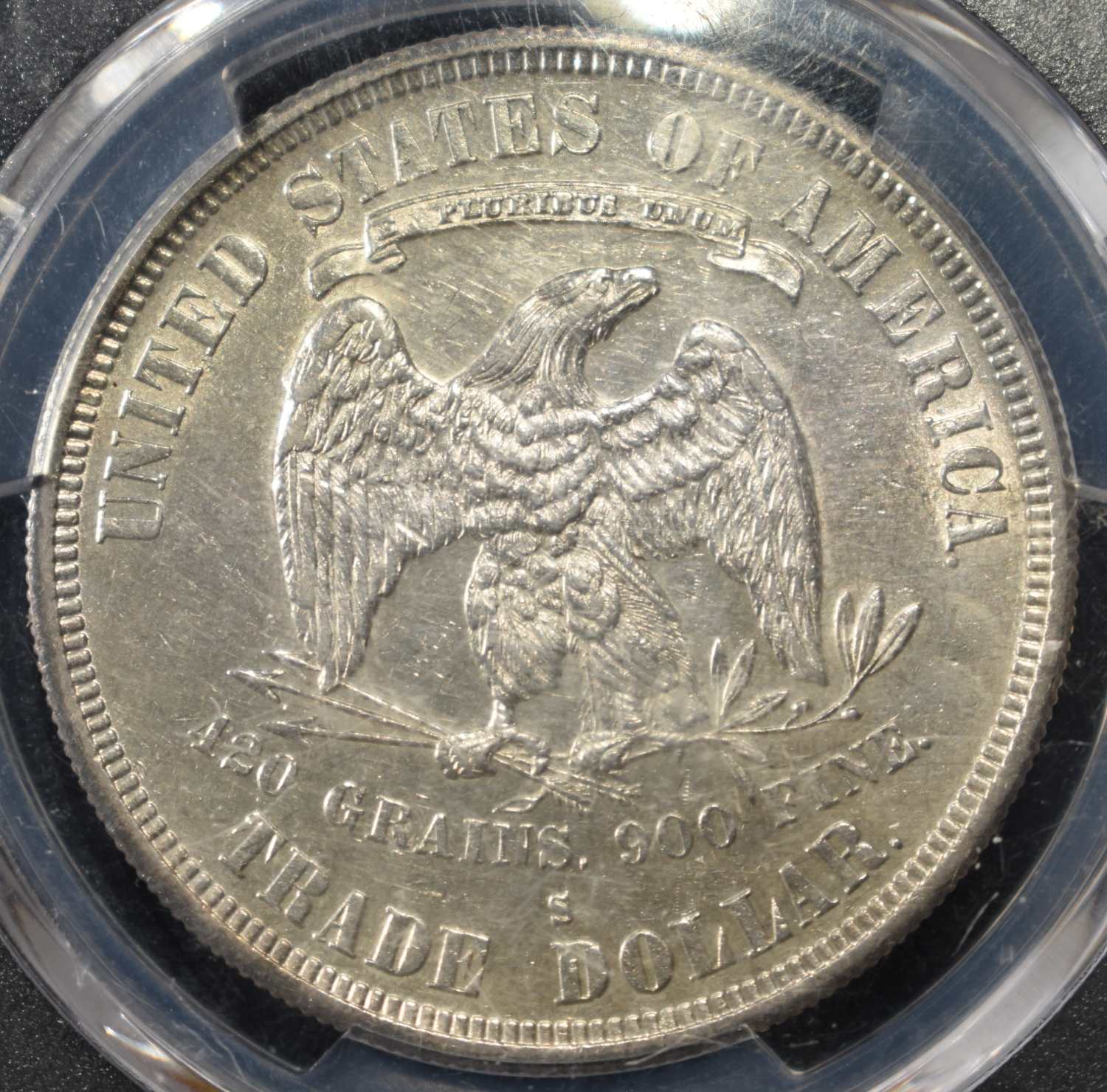 1878-S TRADE DOLLAR PCGS GENUINE CLEANED-AU DETAIL