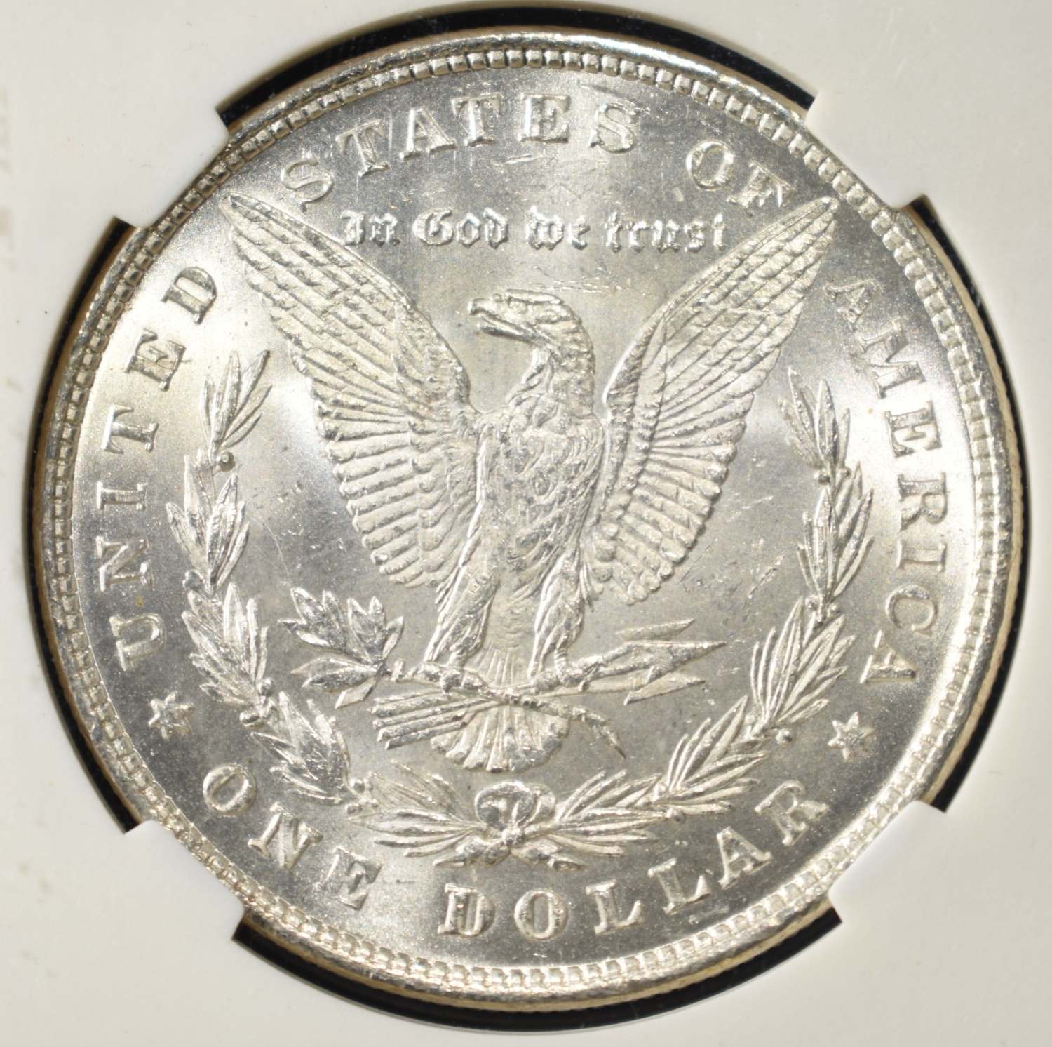 1878 8TF MORGAN DOLLAR PGA CH/GEM BU