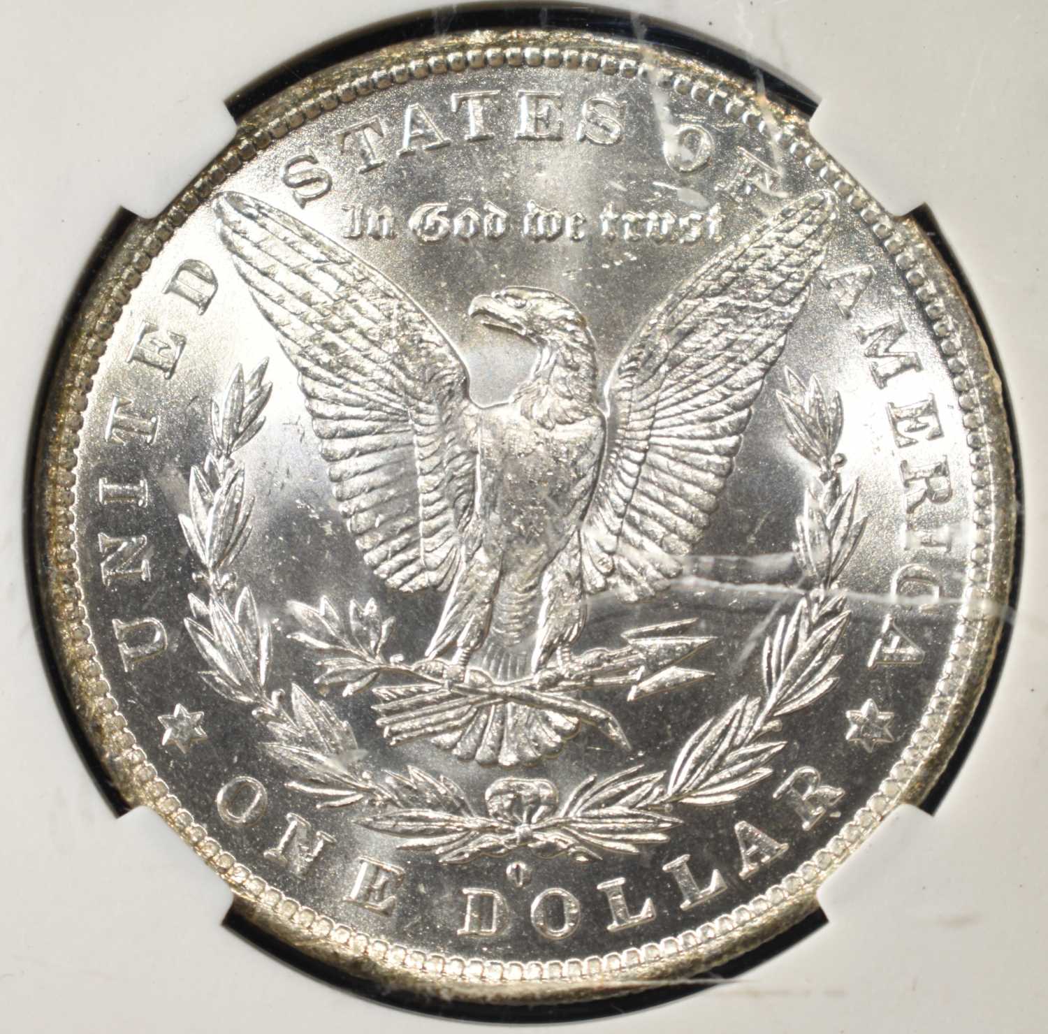 1881-O MORGAN DOLLAR PGA GEM BU