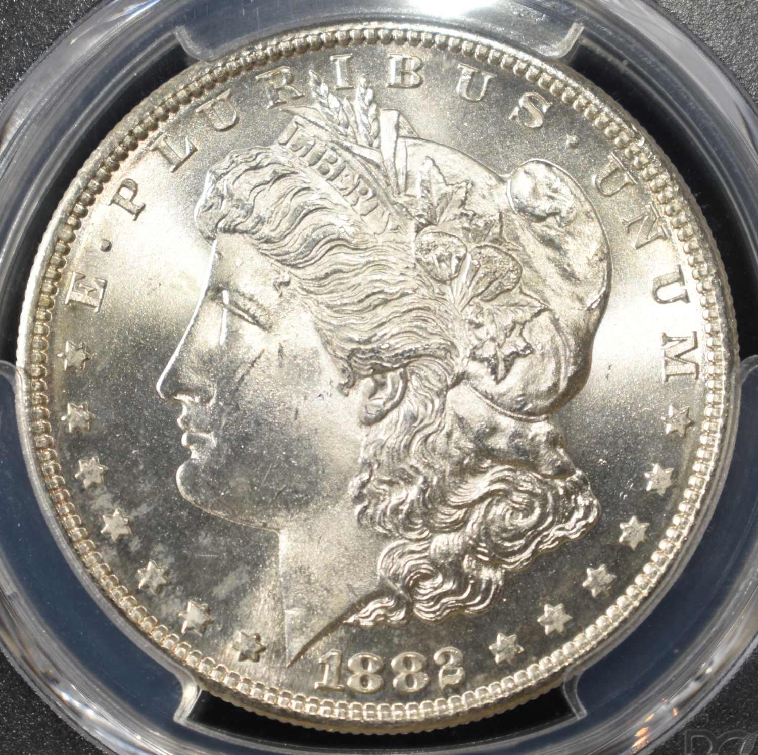 1882-S MORGAN DOLLAR PCGS MS65