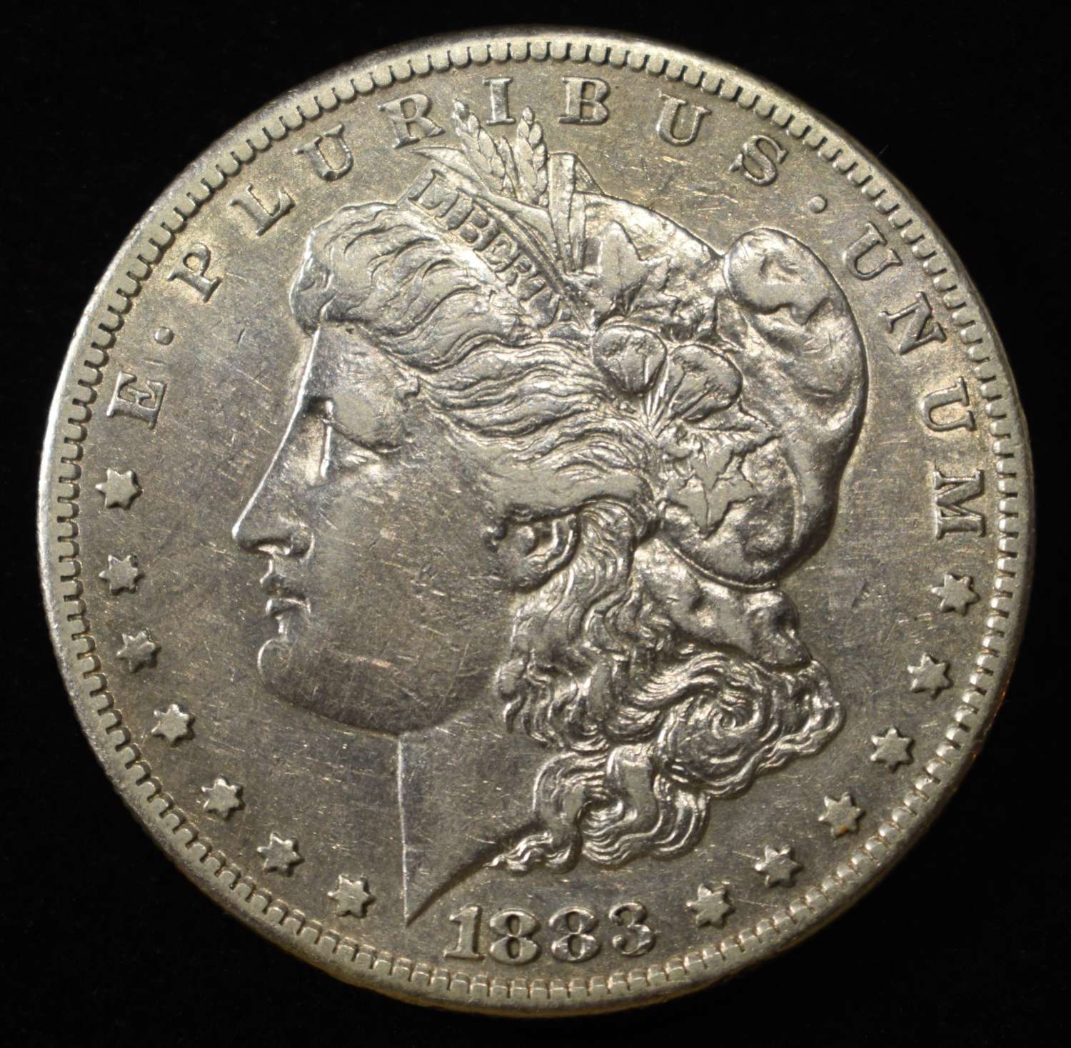 1883-S MORGAN DOLLAR XF/AU