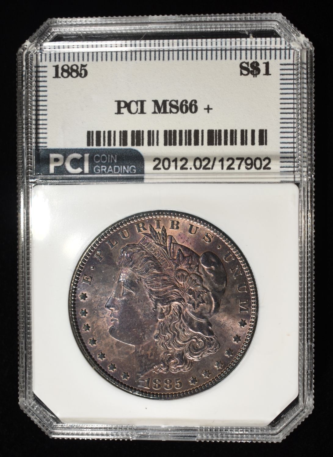 1885 MORGAN DOLLAR PCI SUPERB GEM BU