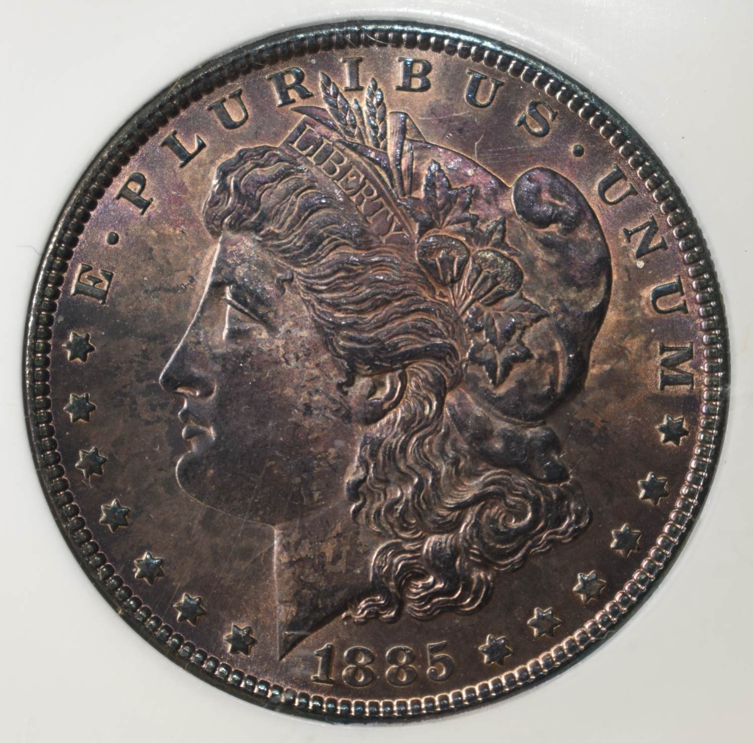1885 MORGAN DOLLAR PCI SUPERB GEM BU
