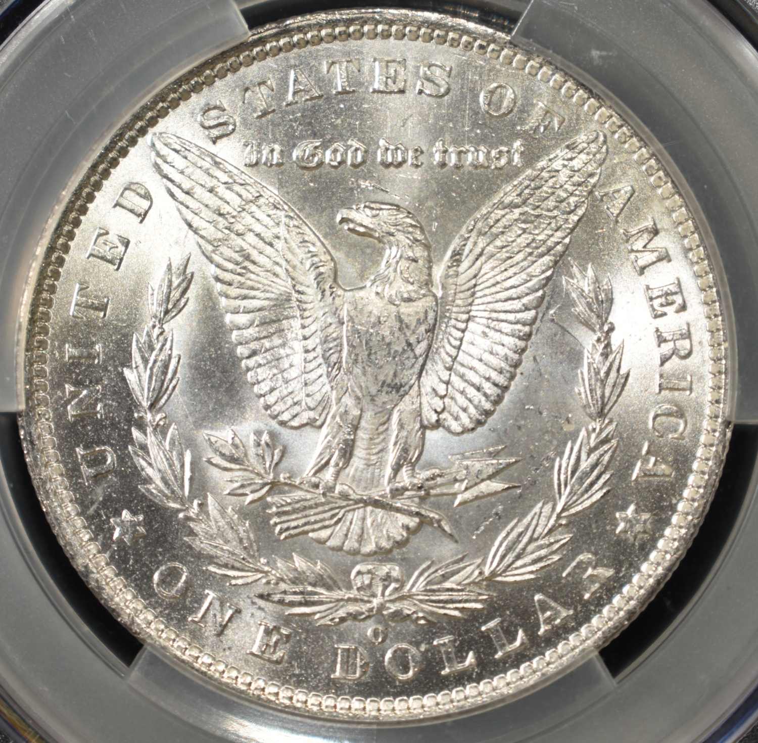 1885-O MORGAN DOLLAR CAC MS64+