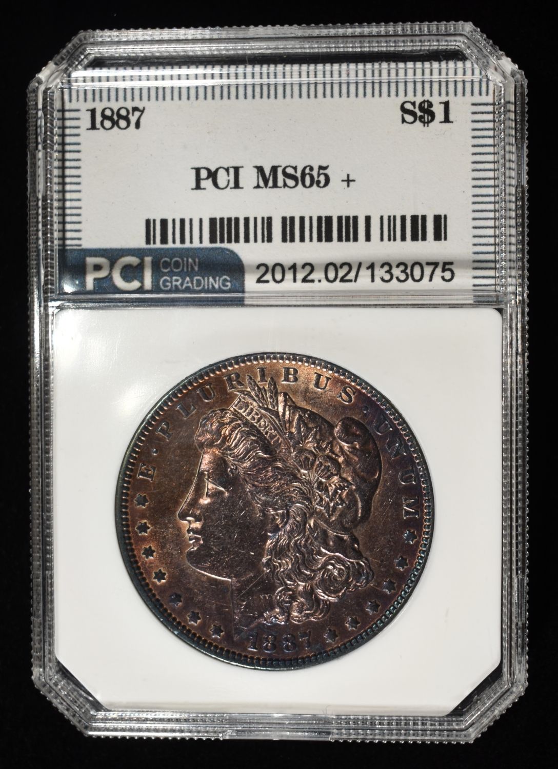 1887 MORGAN DOLLAR PCI GEM BU