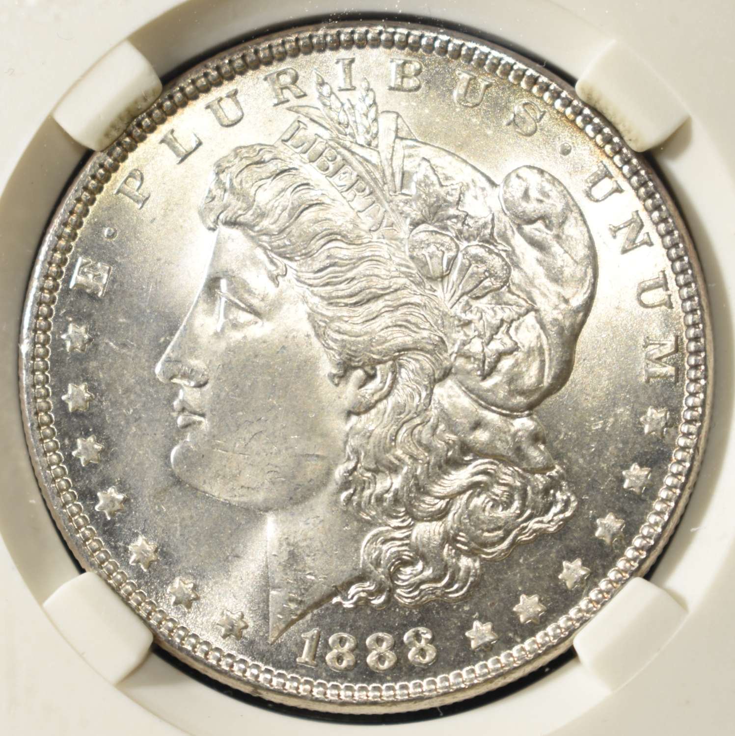 1888 MORGAN DOLLAR PGA SUPERB GEM BU