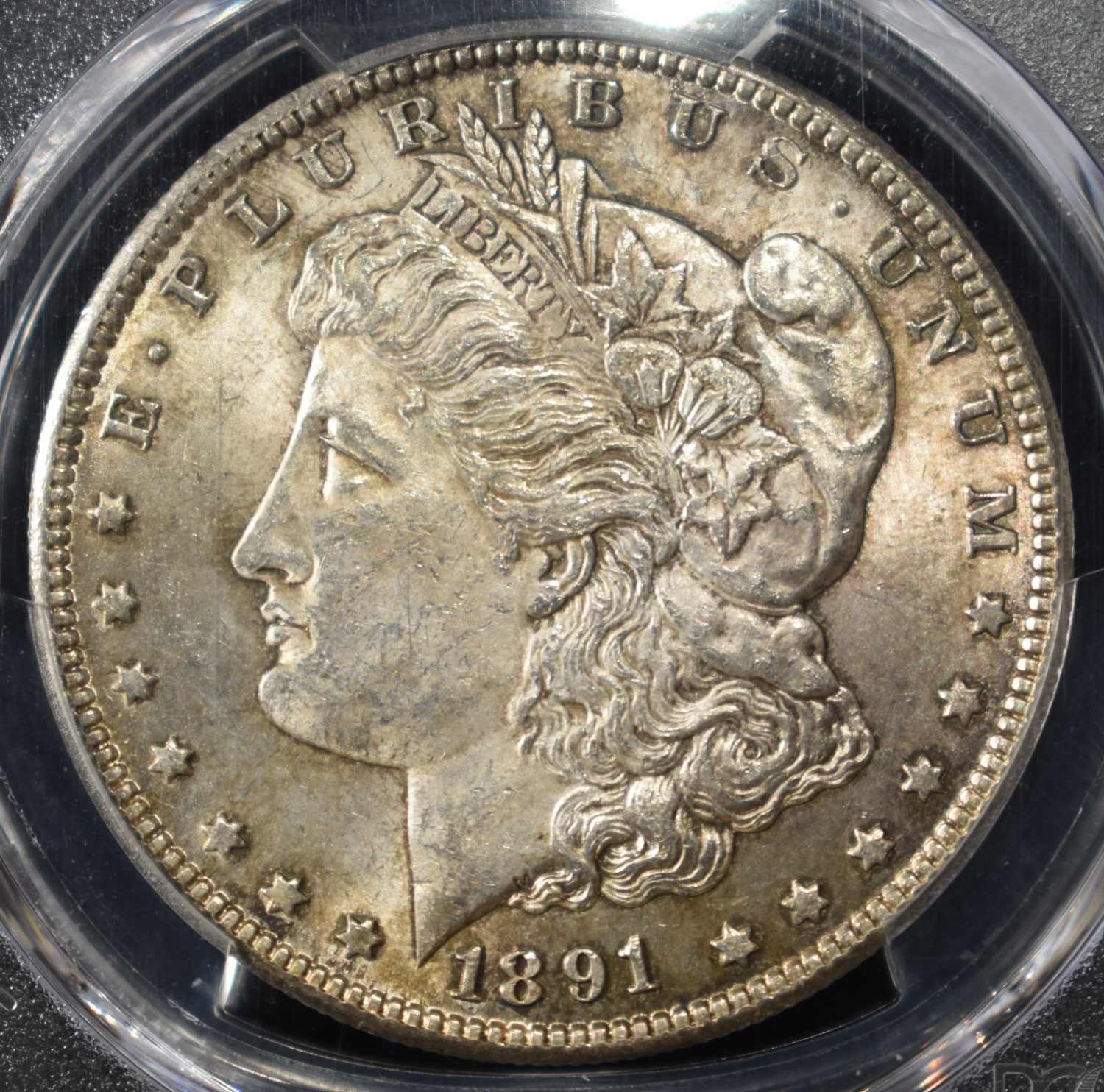 1891-CC MORGAN DOLLAR PCGS MS62