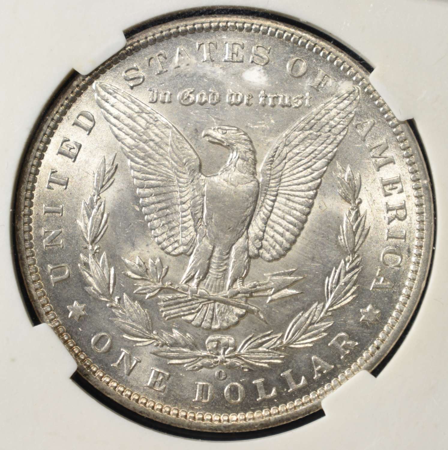 1891-O MORGAN DOLLAR PGA CH/GEM BU