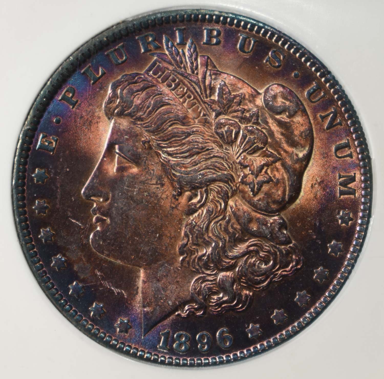 1896 MORGAN DOLLAR PCI SUPERB GEM BU